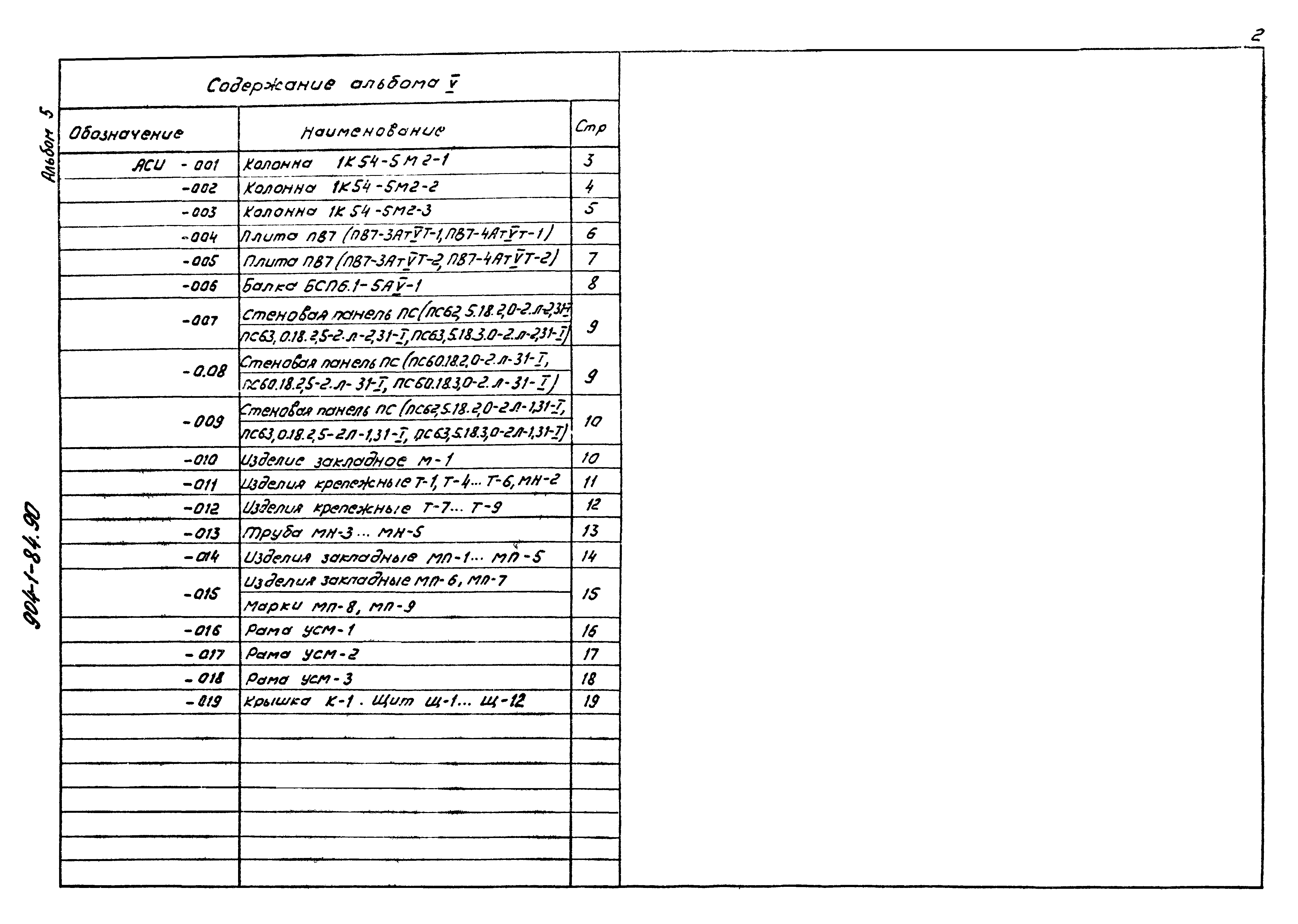 Типовой проект 904-1-84.90