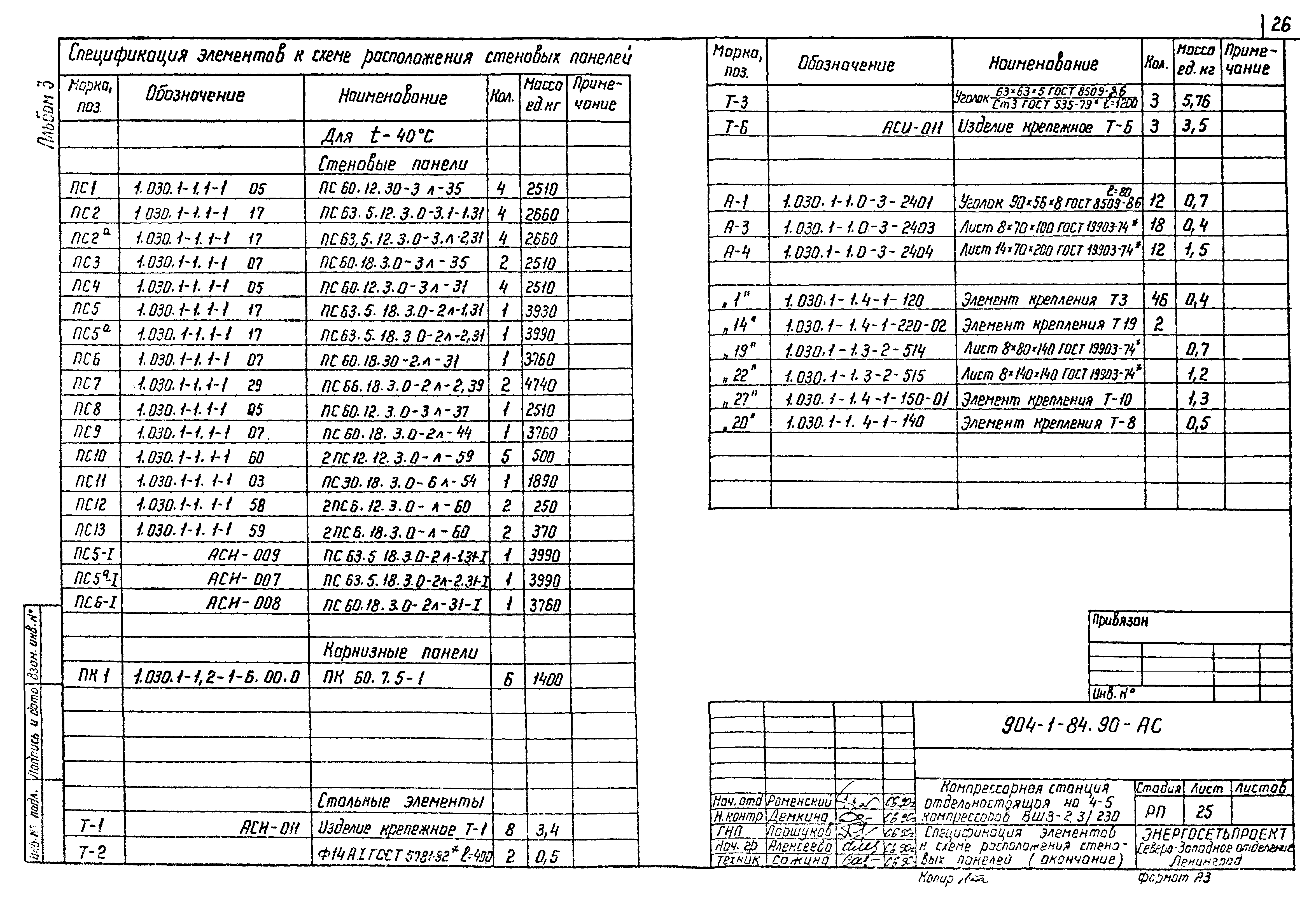 Типовой проект 904-1-84.90