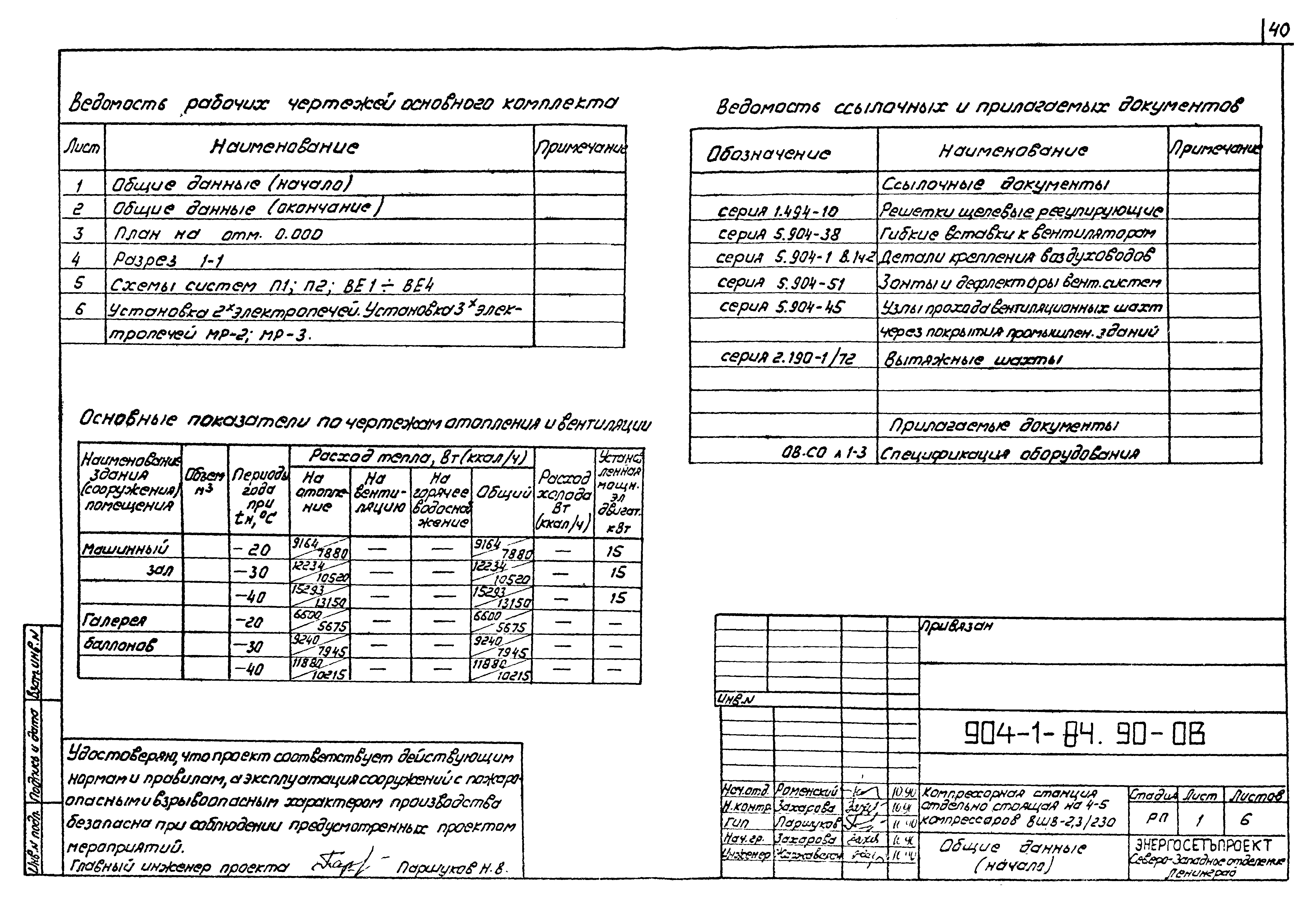 Типовой проект 904-1-84.90