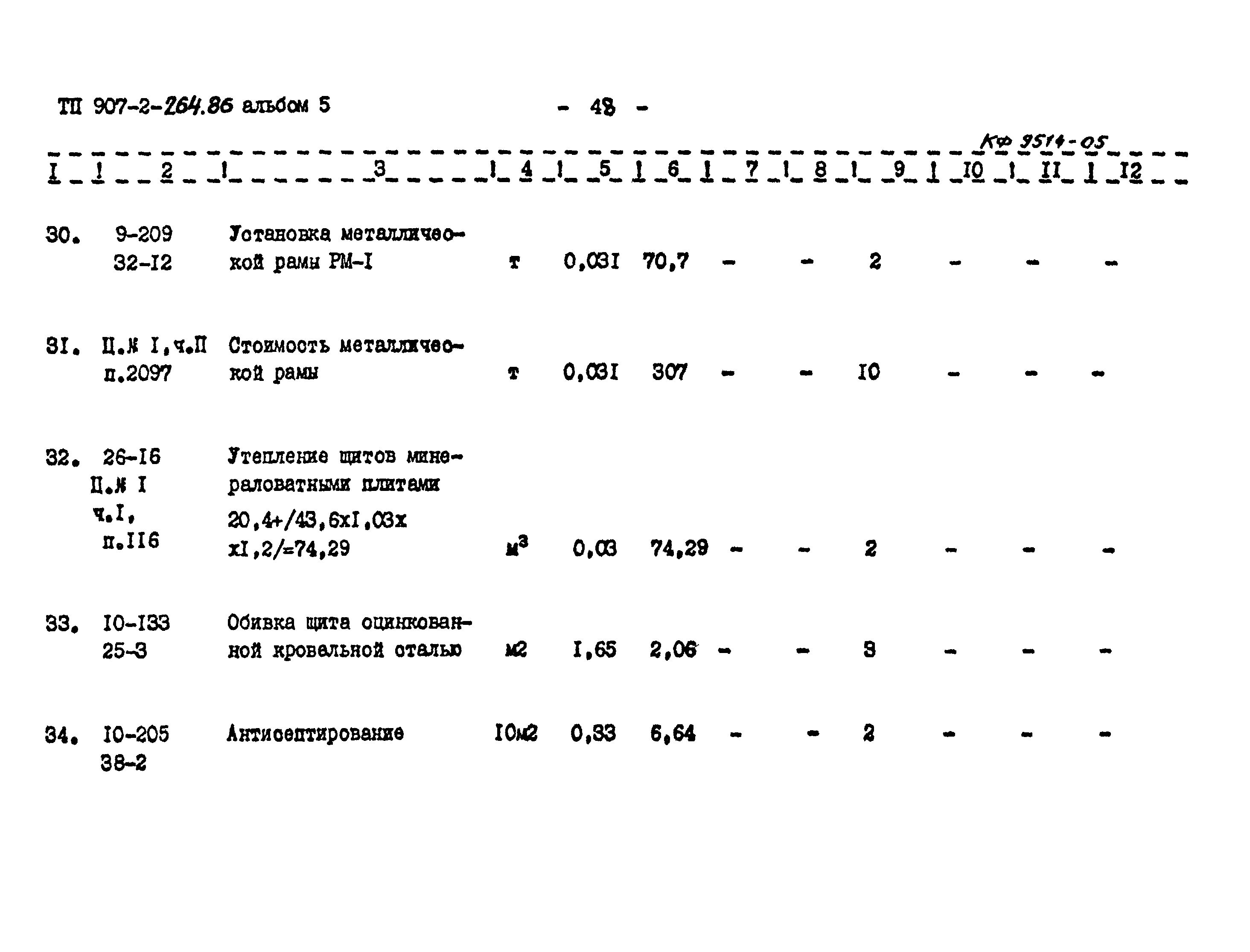 Типовой проект 907-2-264.86