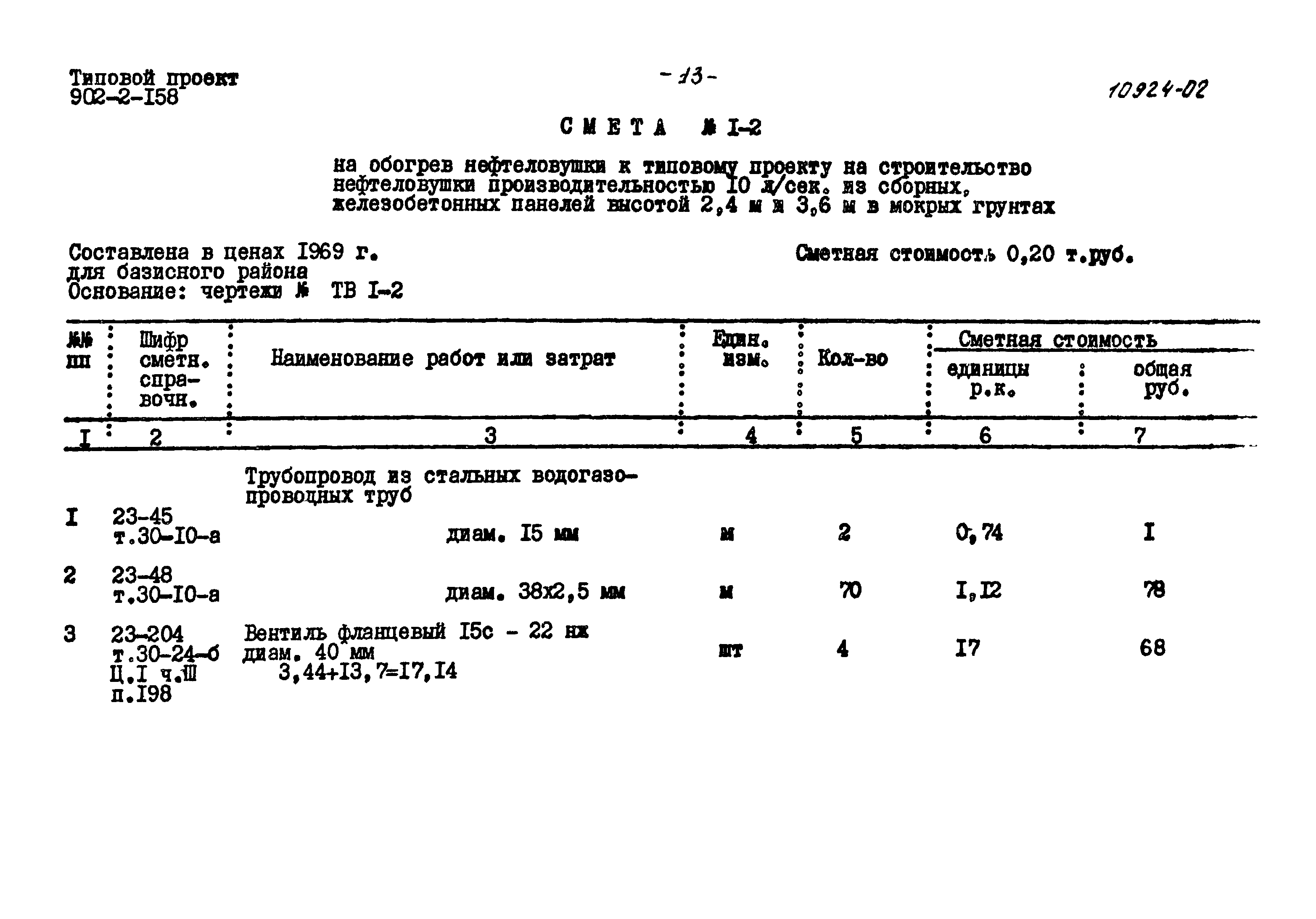 Типовой проект 902-2-158