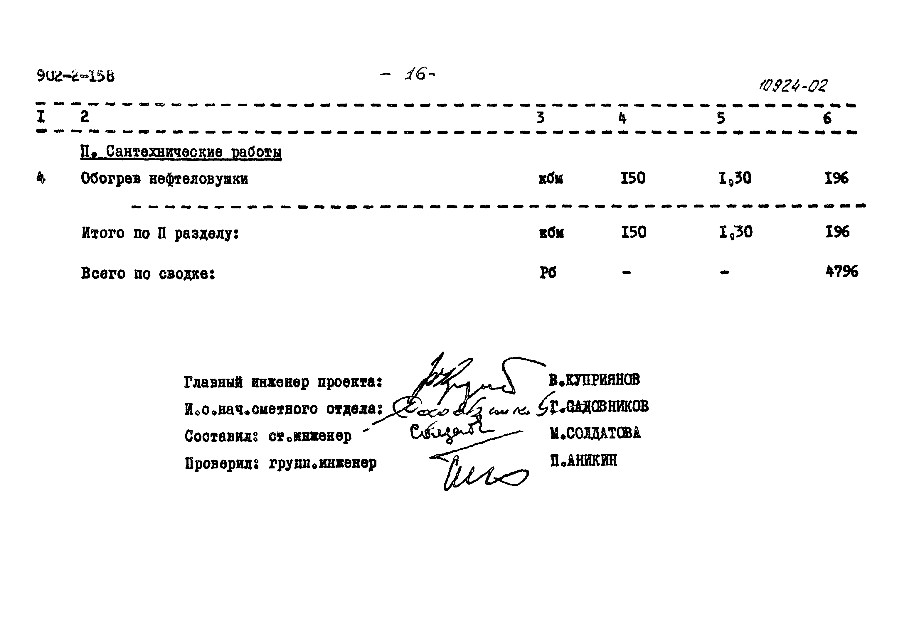 Типовой проект 902-2-158