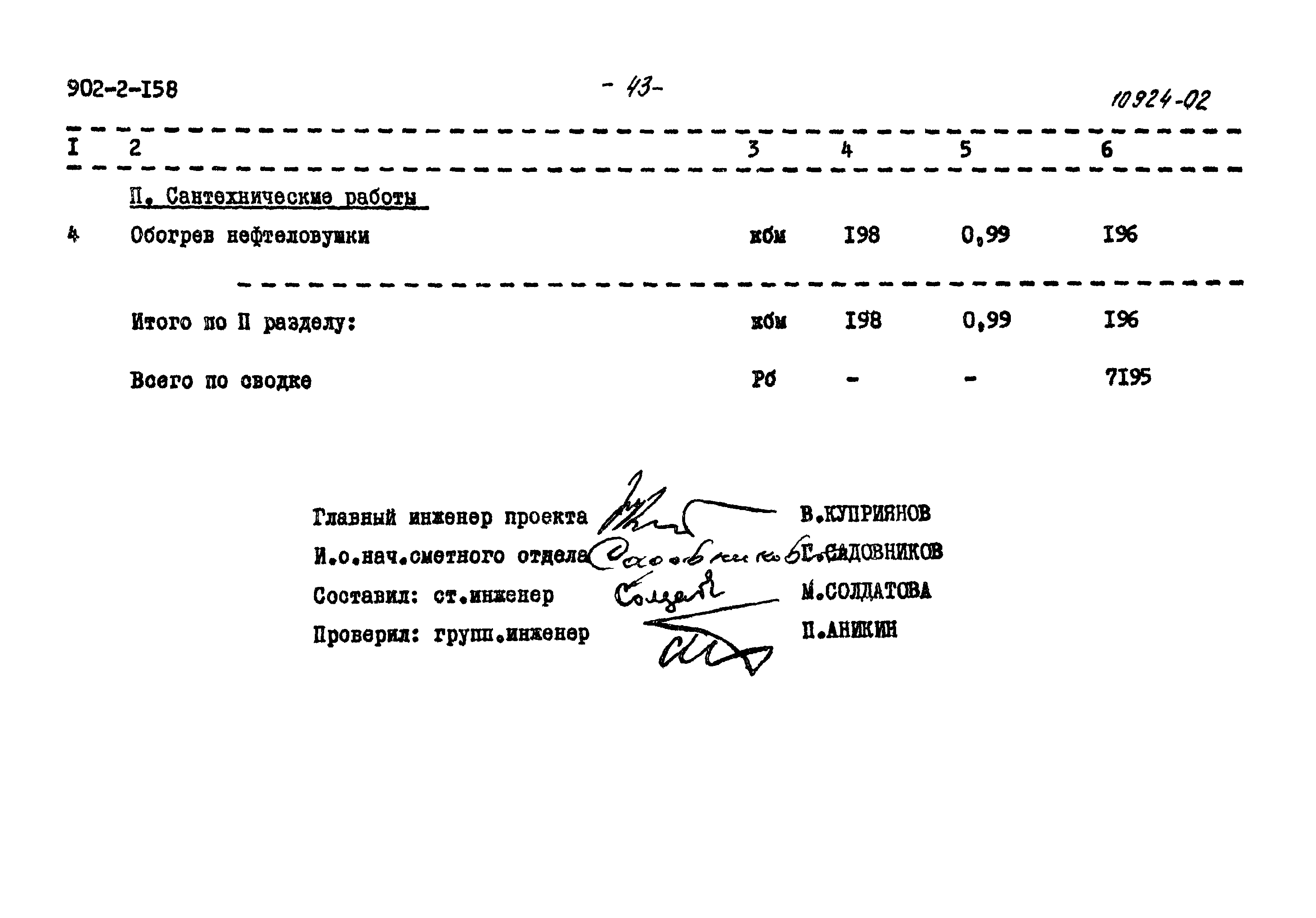 Типовой проект 902-2-158