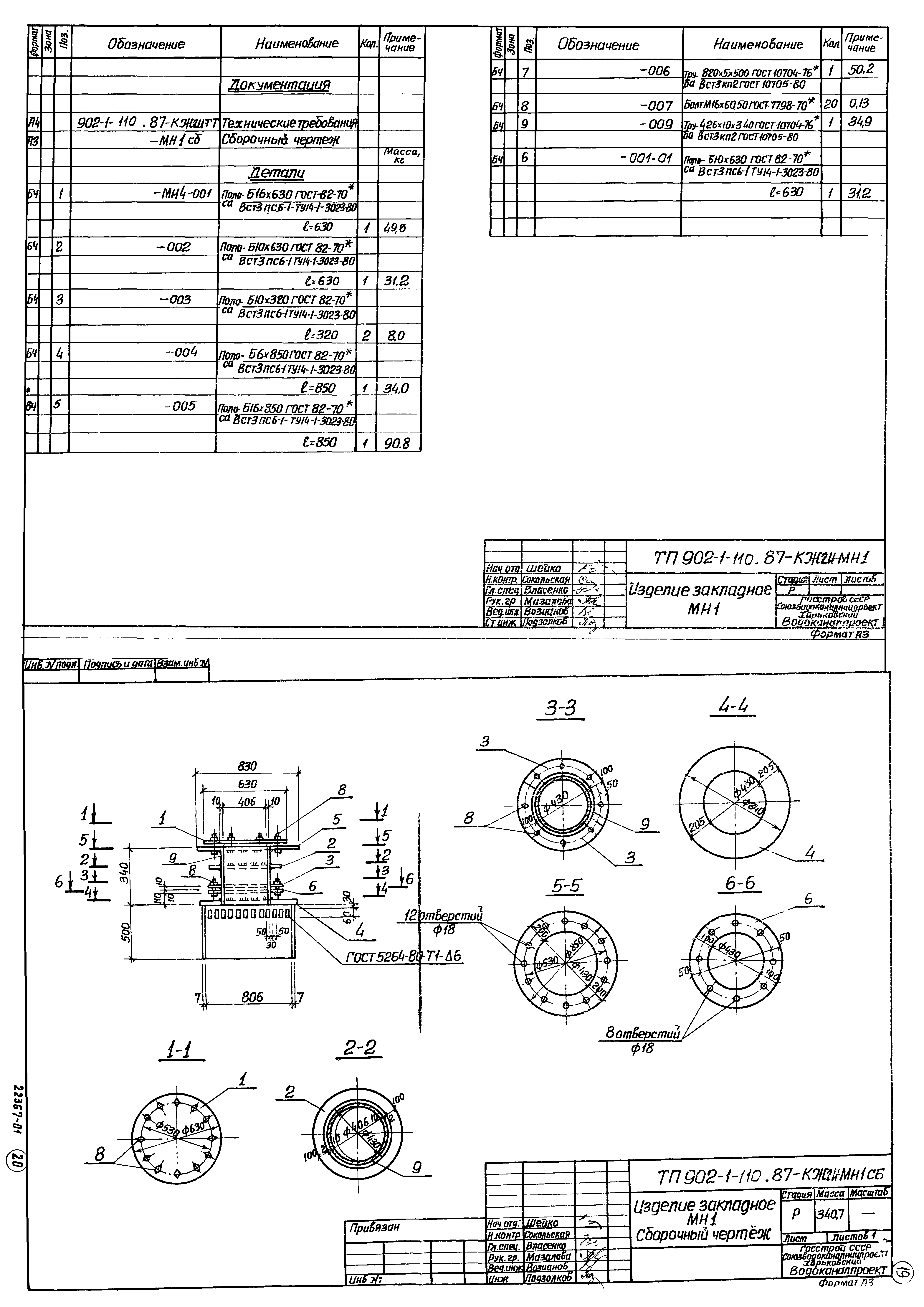 Типовой проект 902-1-110.87