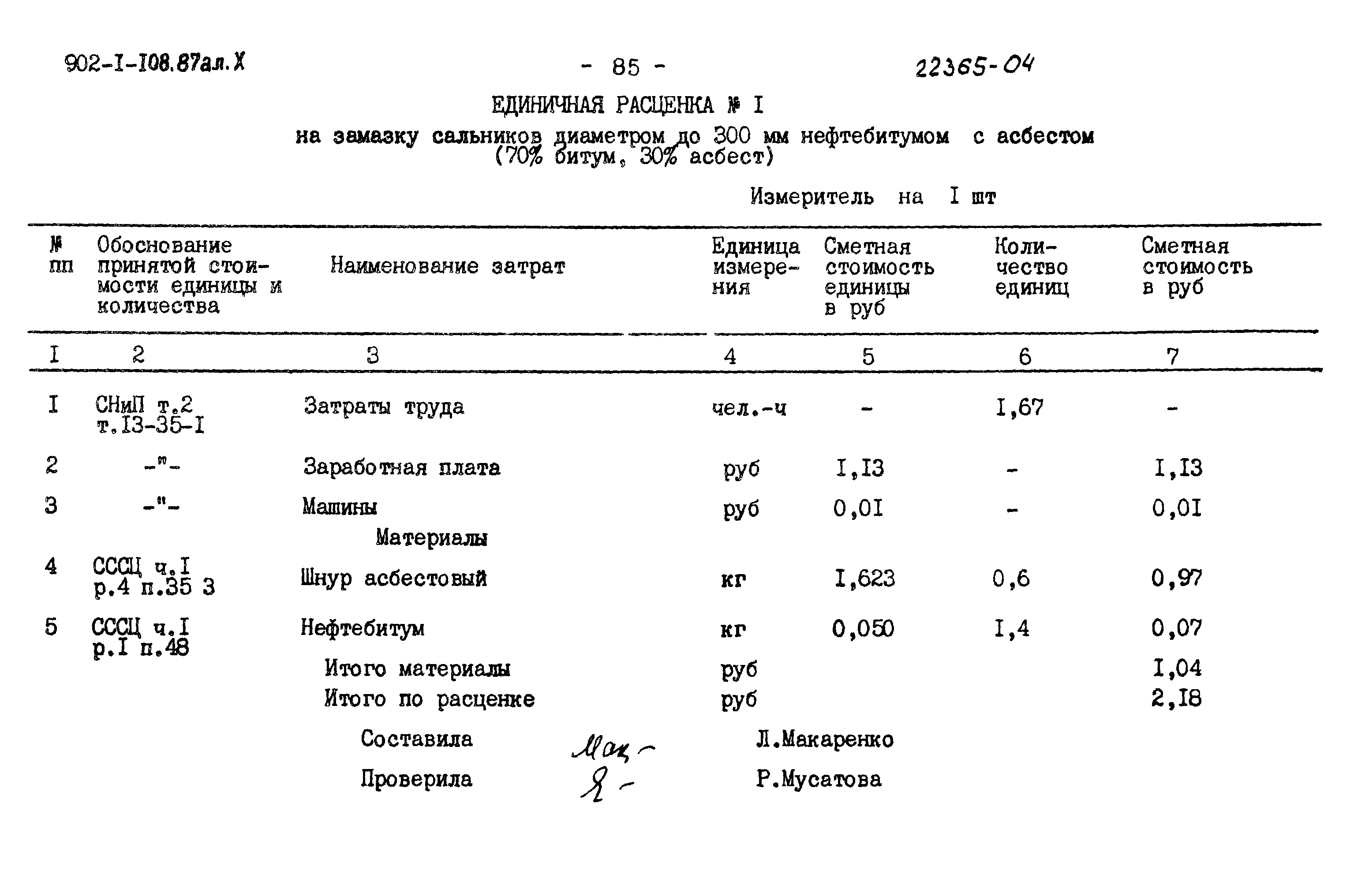 Типовой проект 902-1-108.87