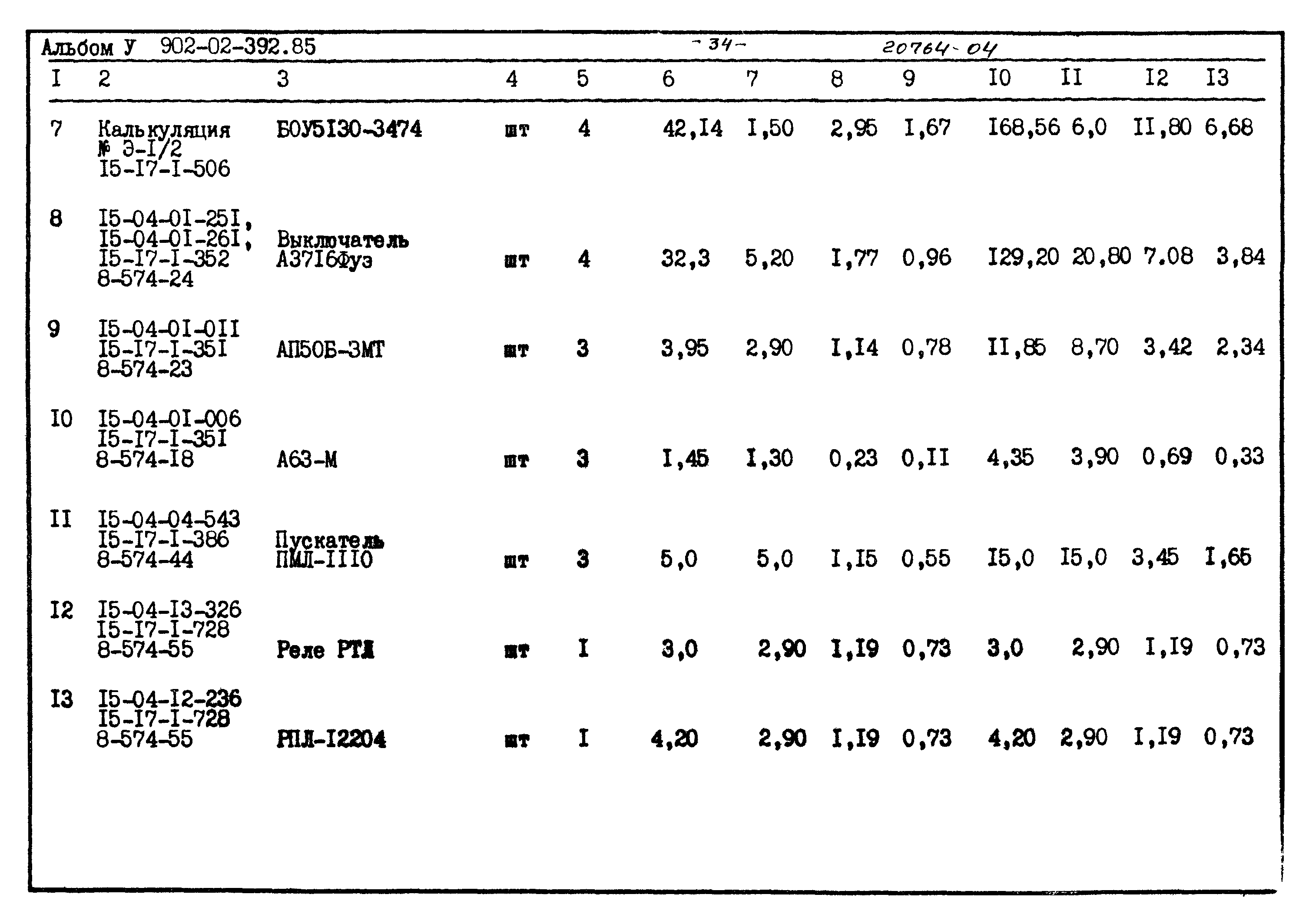 Типовые проектные решения 902-02-392.85
