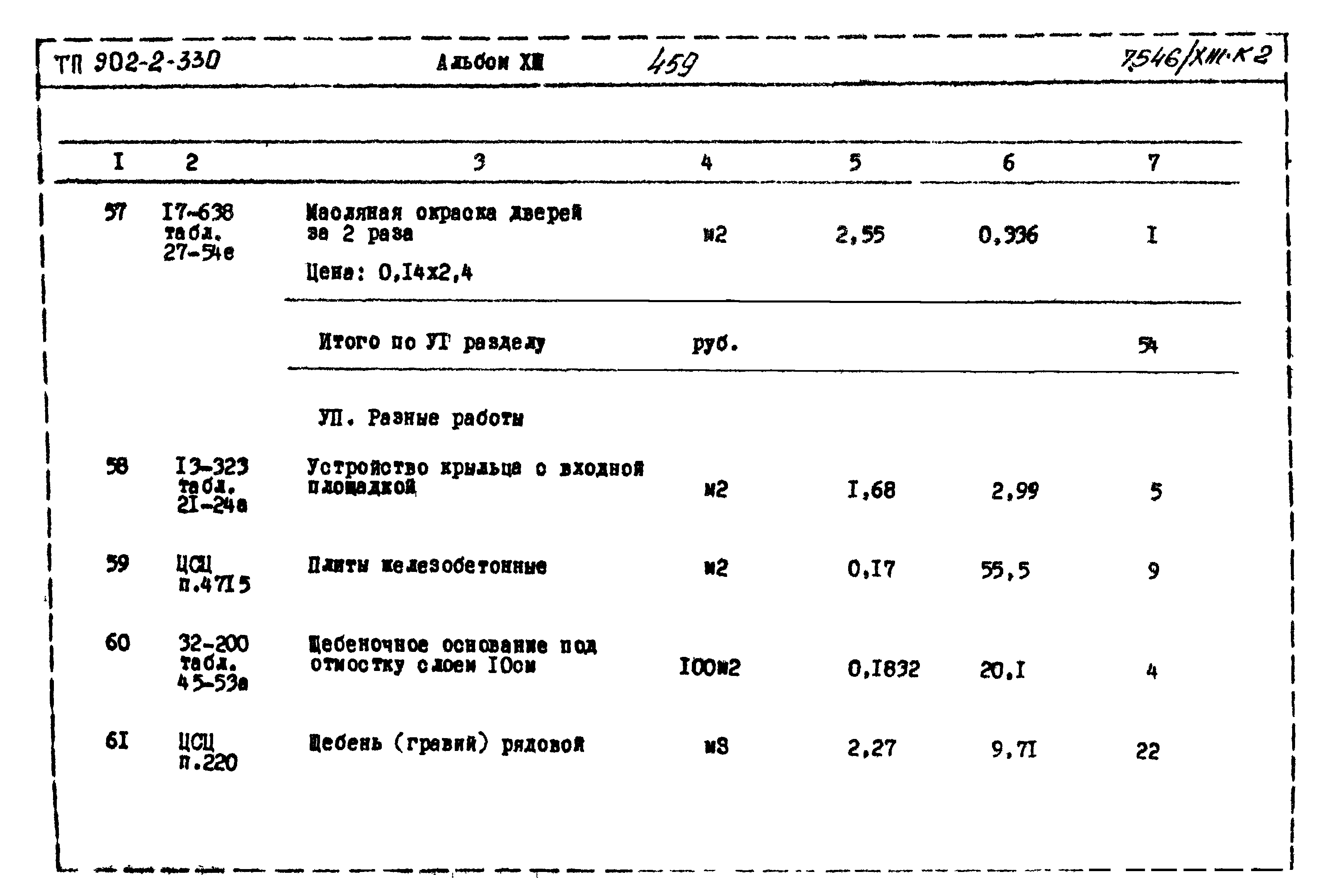 Типовой проект 902-2-330