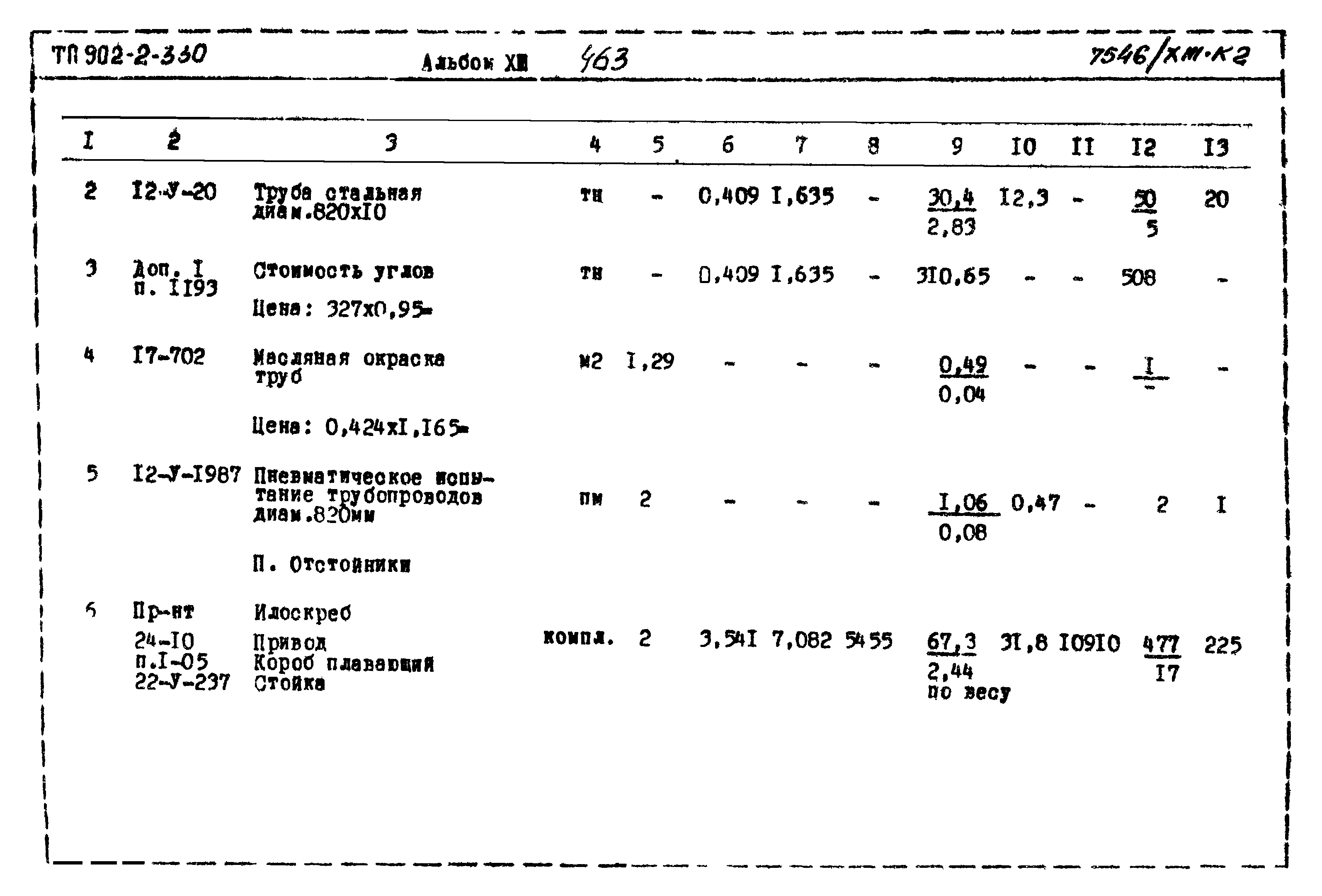 Типовой проект 902-2-330