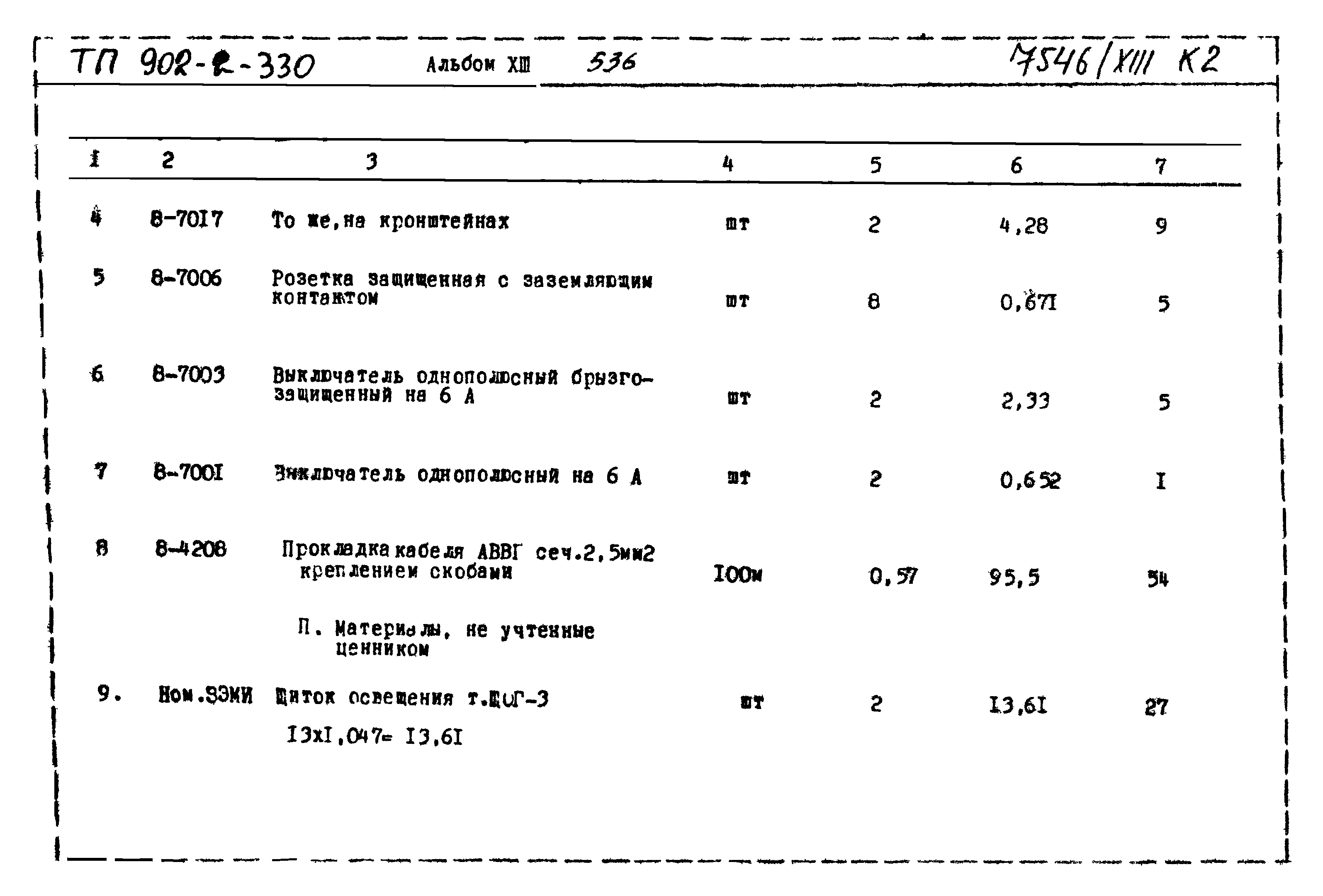 Типовой проект 902-2-330