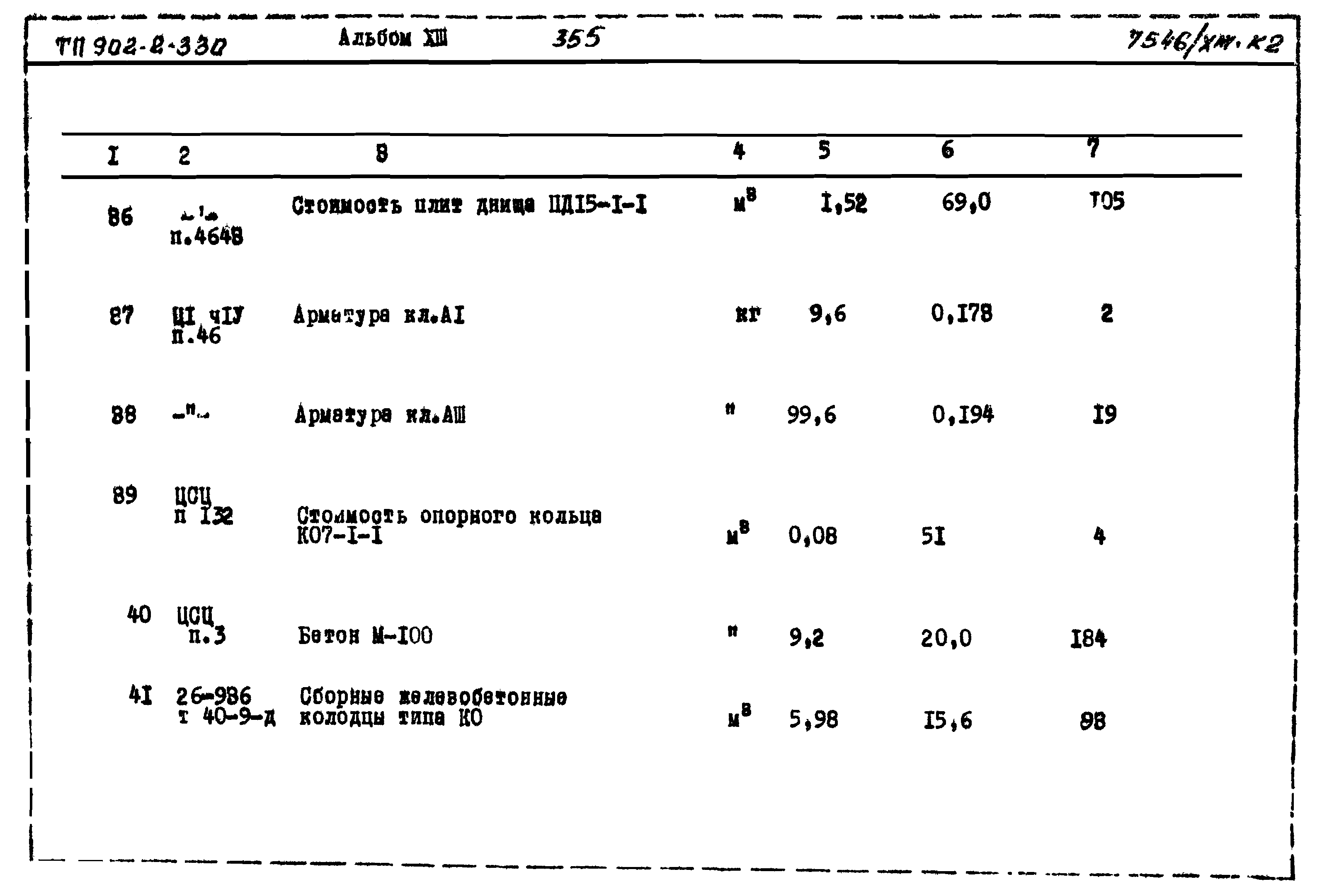 Типовой проект 902-2-330