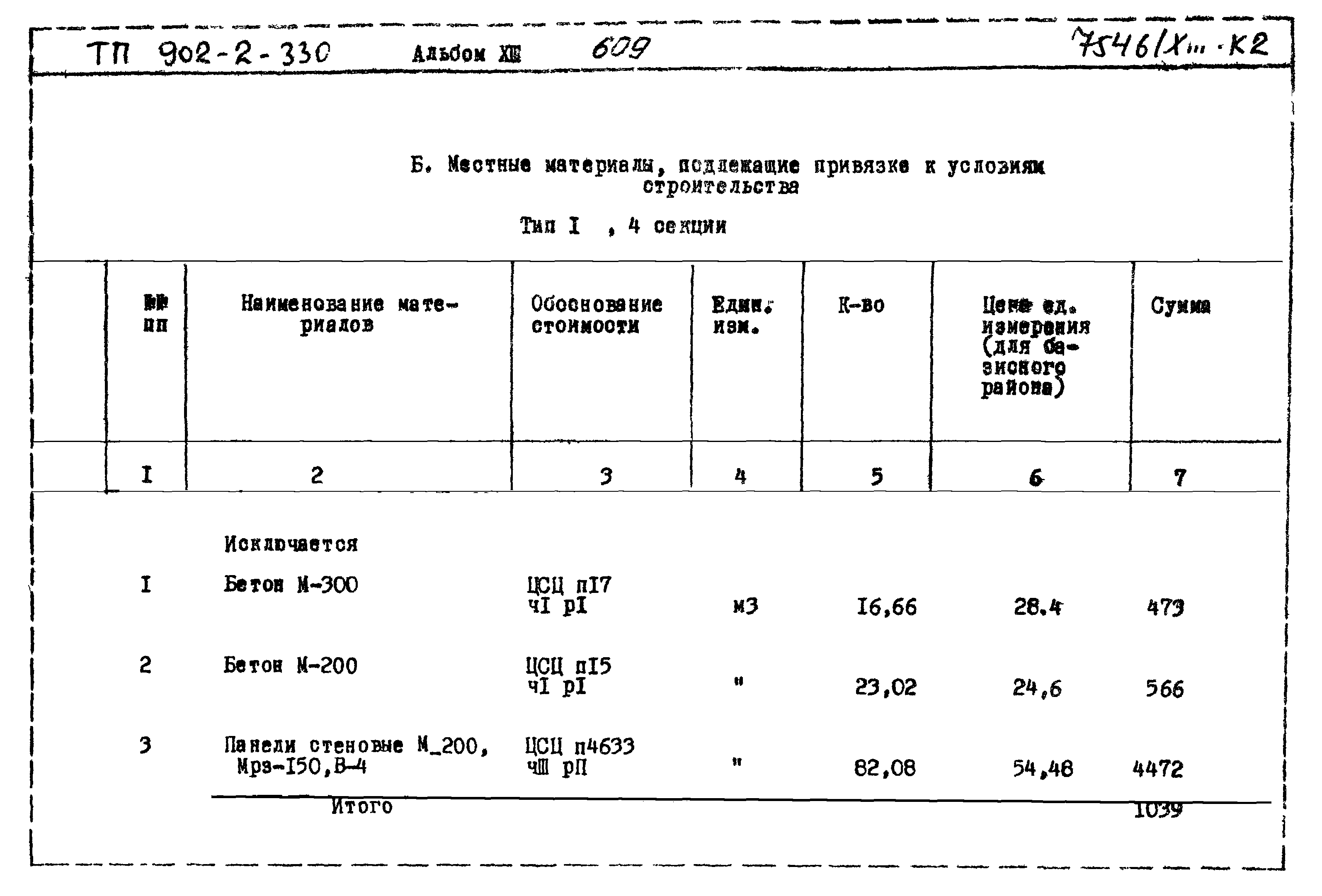 Типовой проект 902-2-330