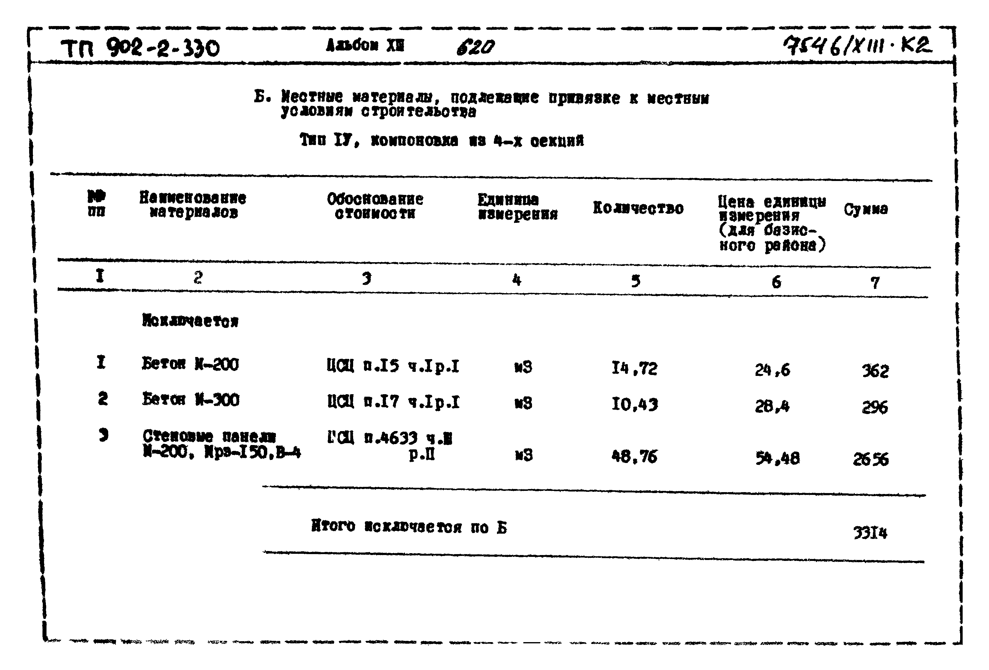 Типовой проект 902-2-330
