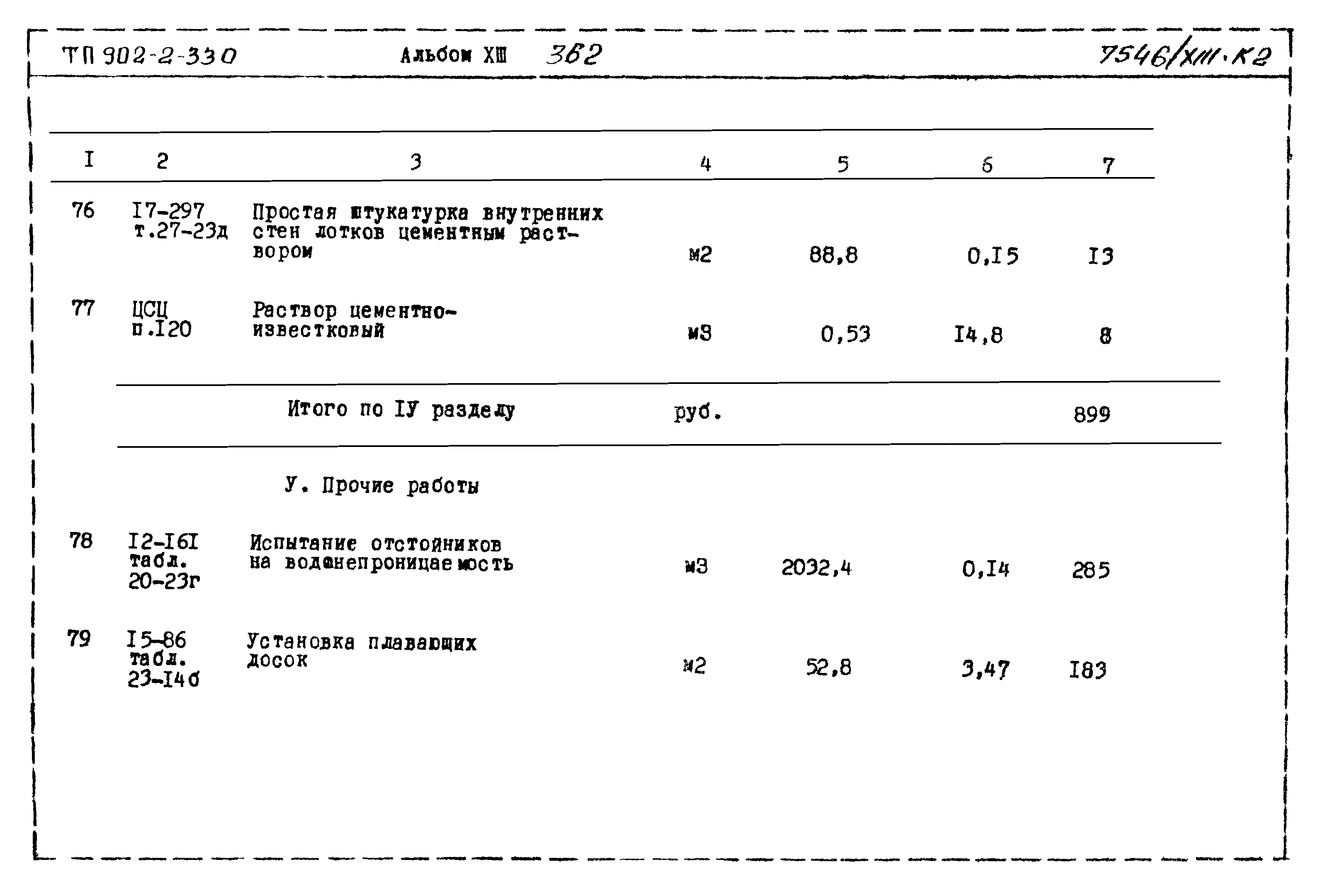 Типовой проект 902-2-330