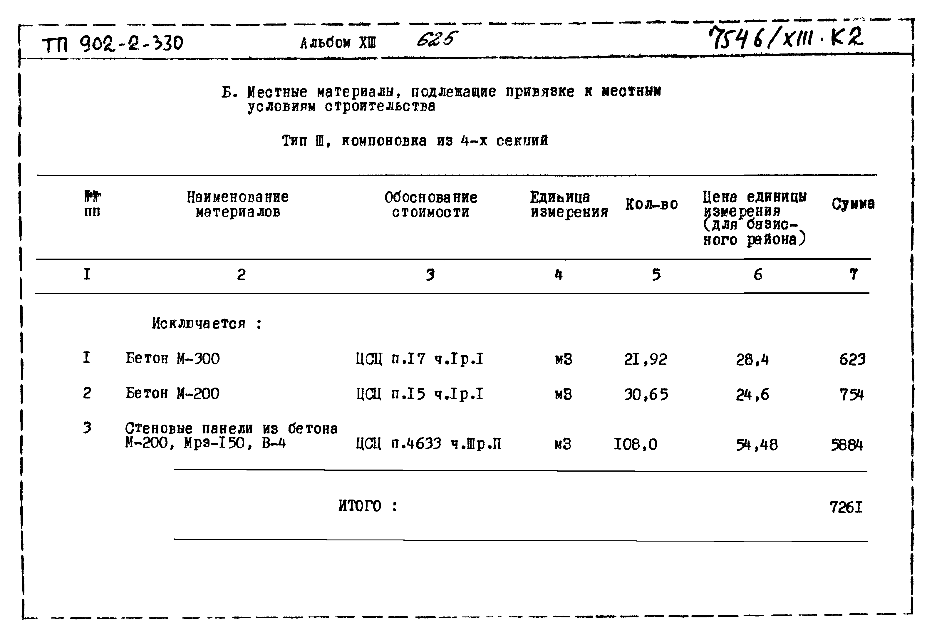 Типовой проект 902-2-330