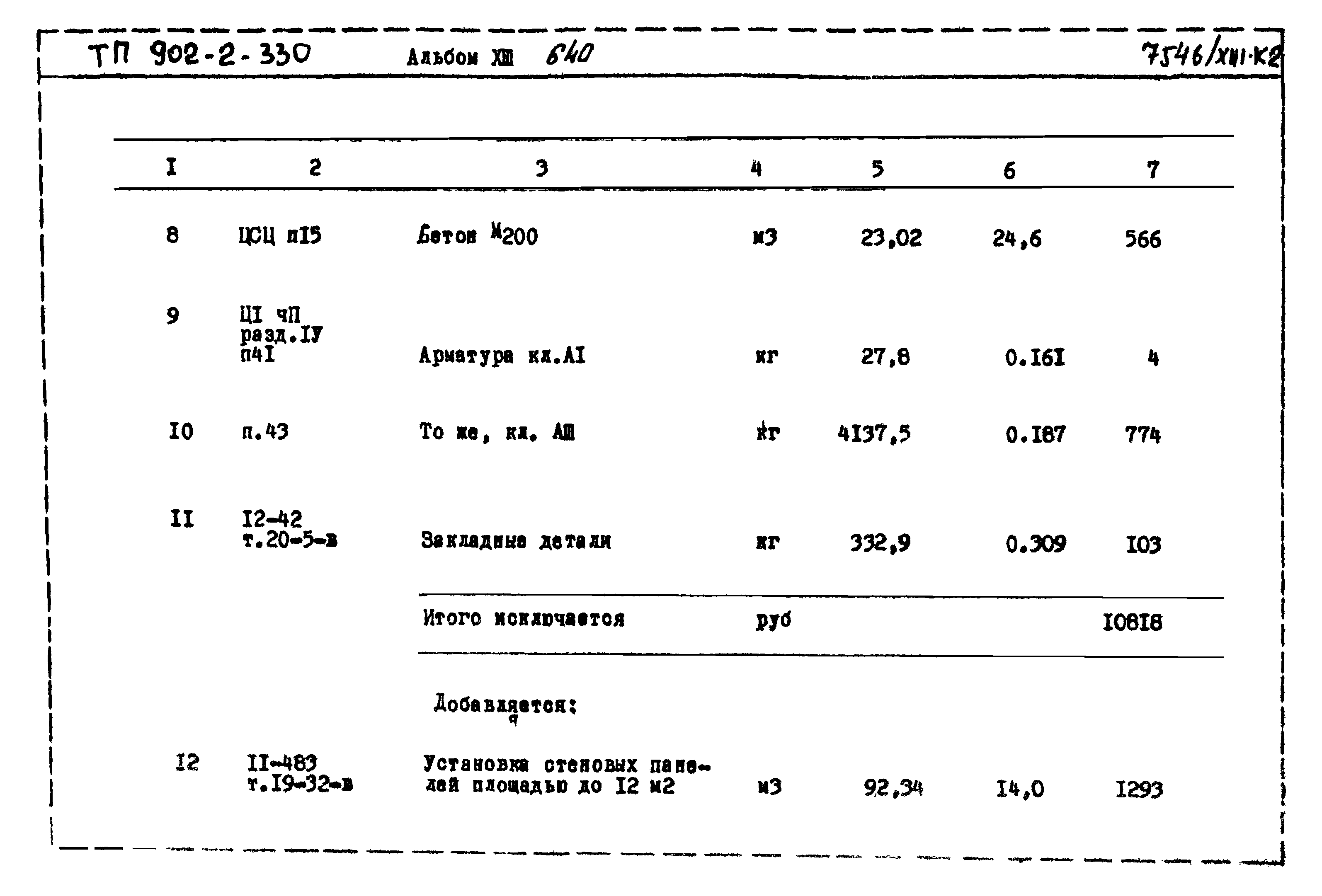Типовой проект 902-2-330