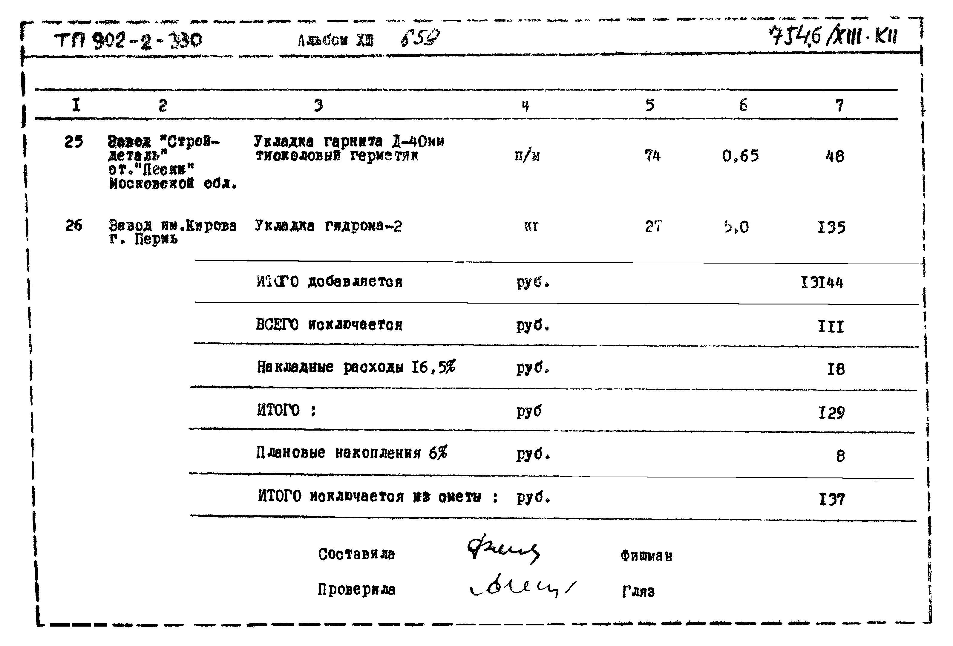 Типовой проект 902-2-330