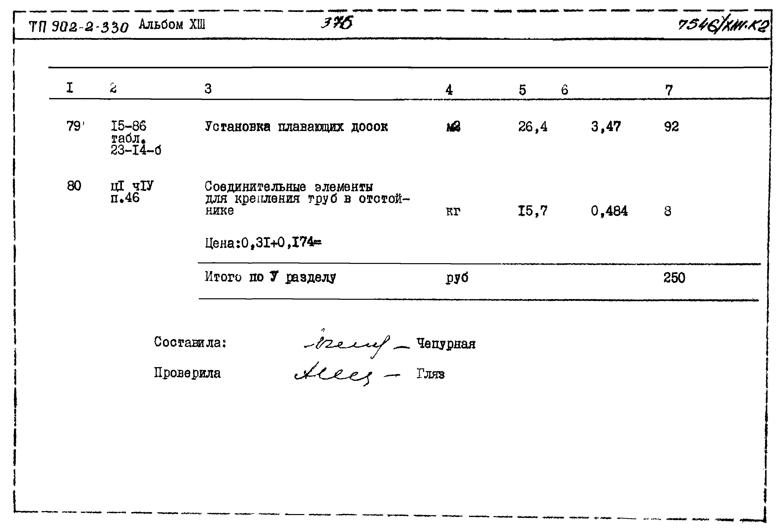Типовой проект 902-2-330