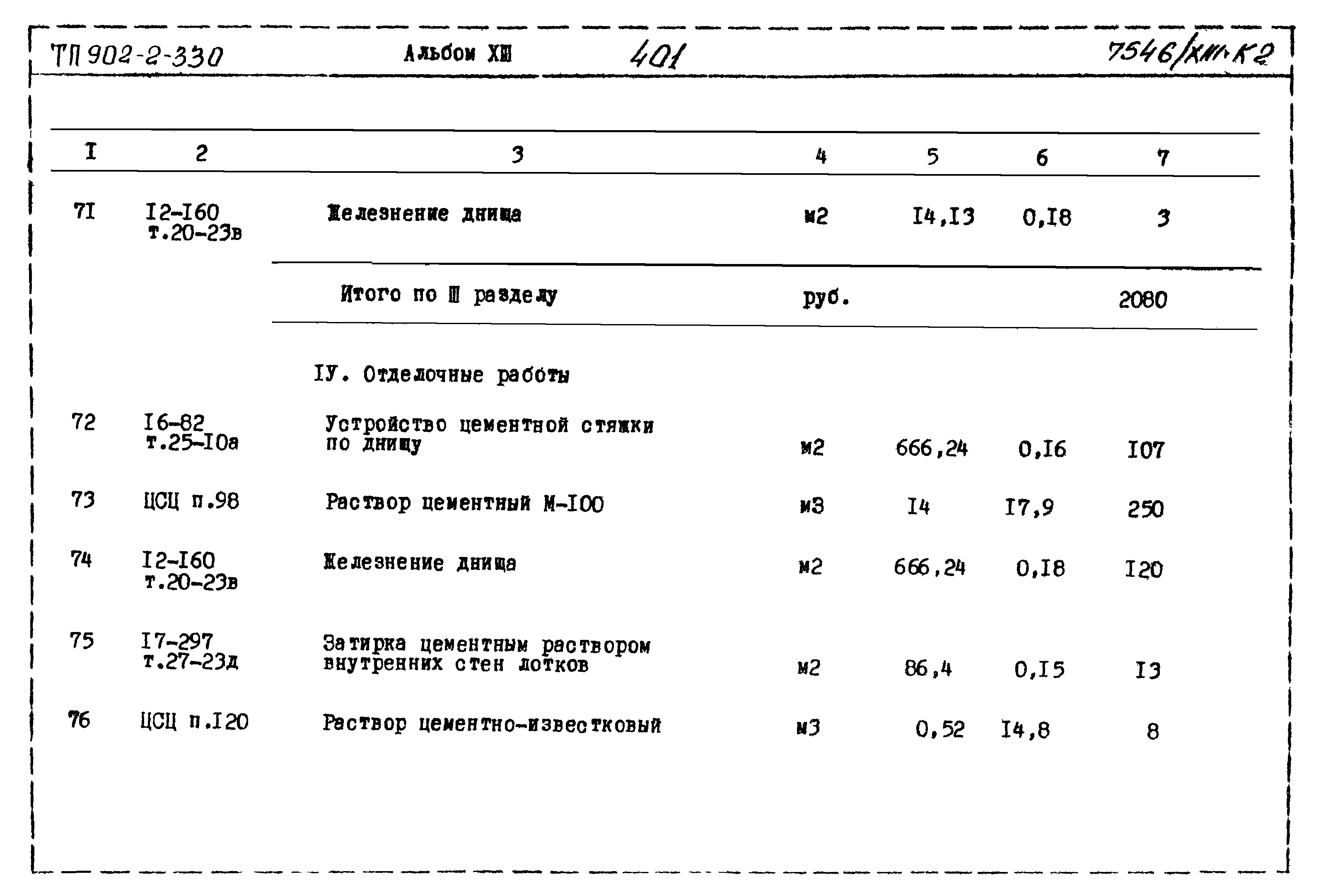 Типовой проект 902-2-330