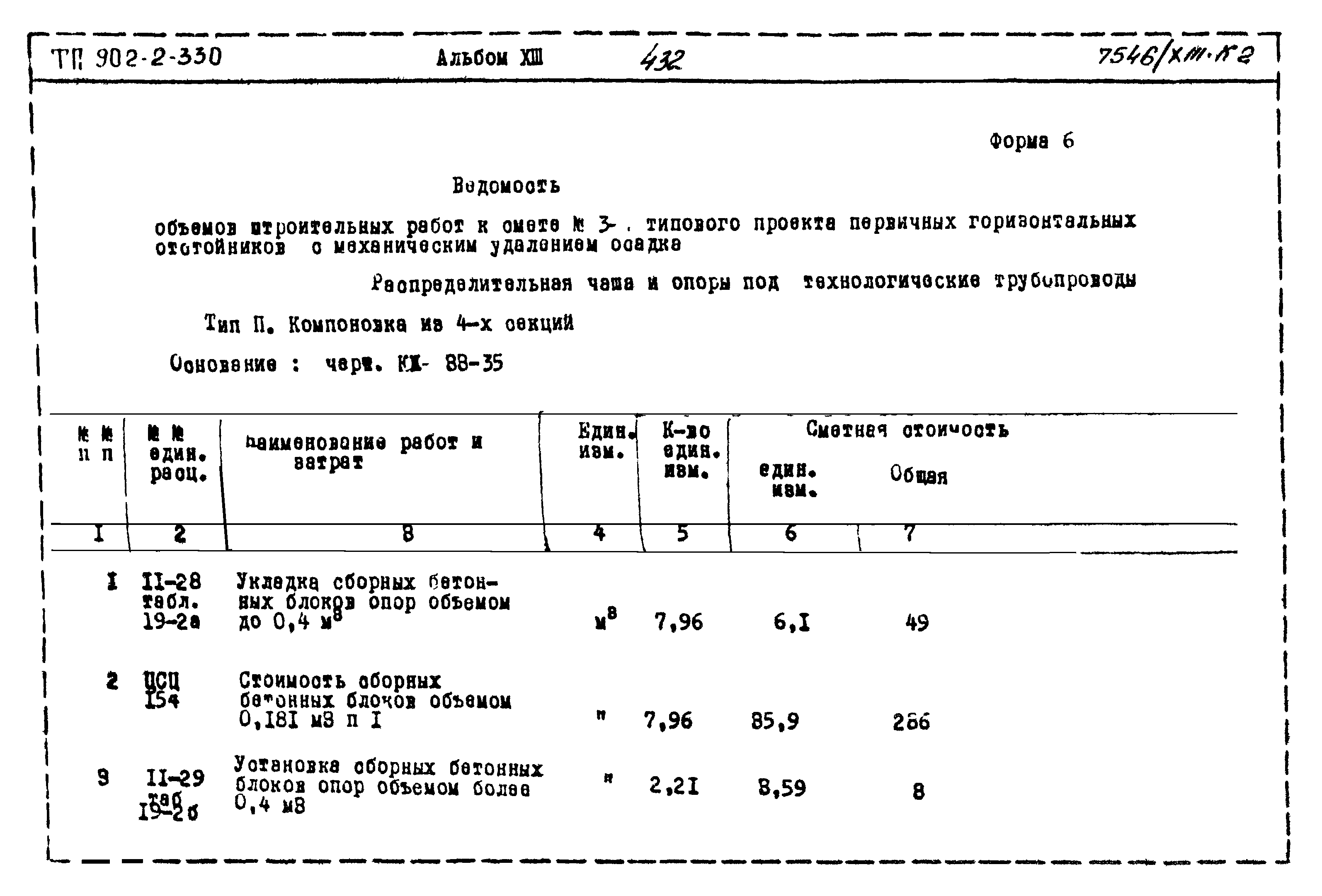 Типовой проект 902-2-330