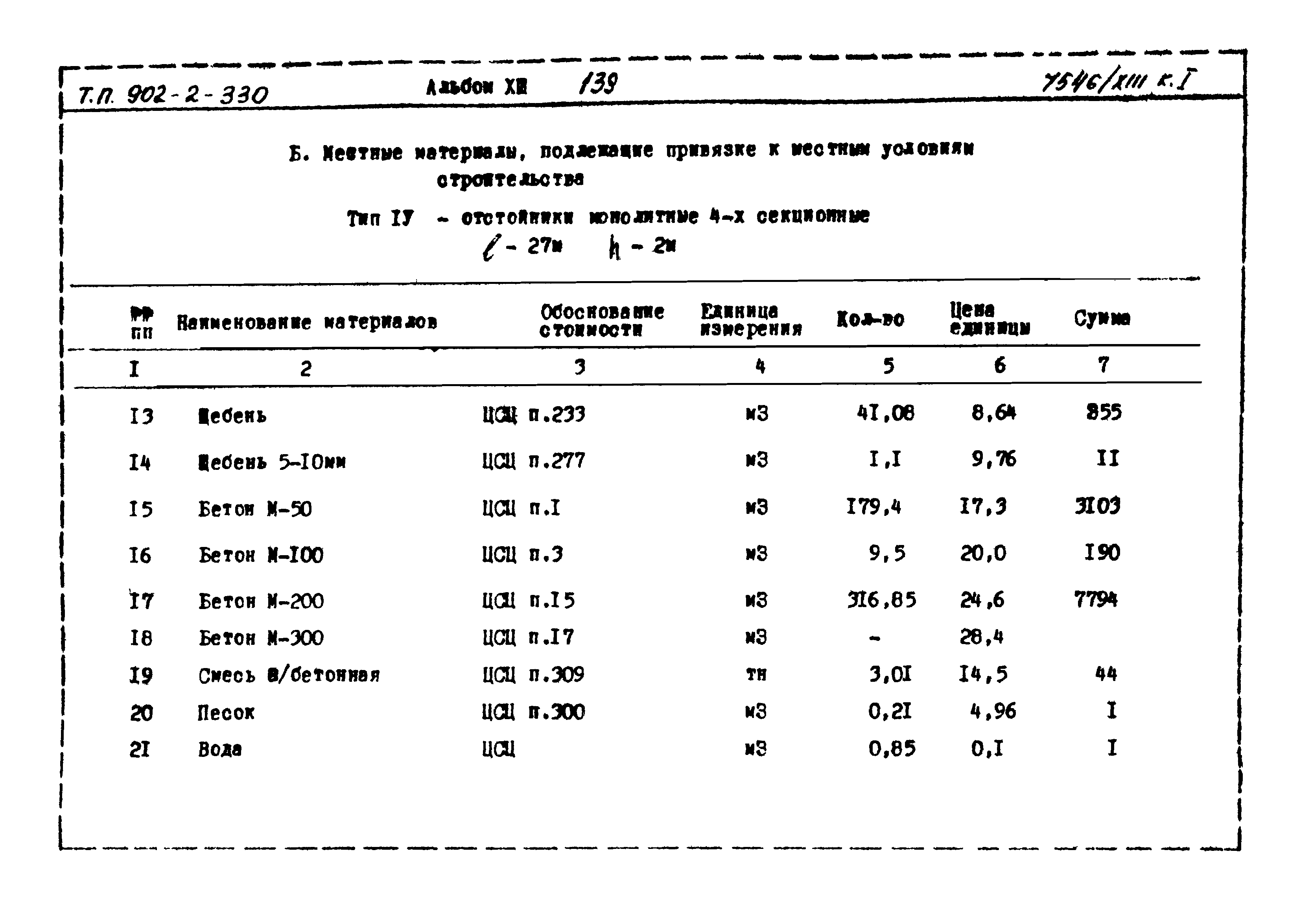 Типовой проект 902-2-330
