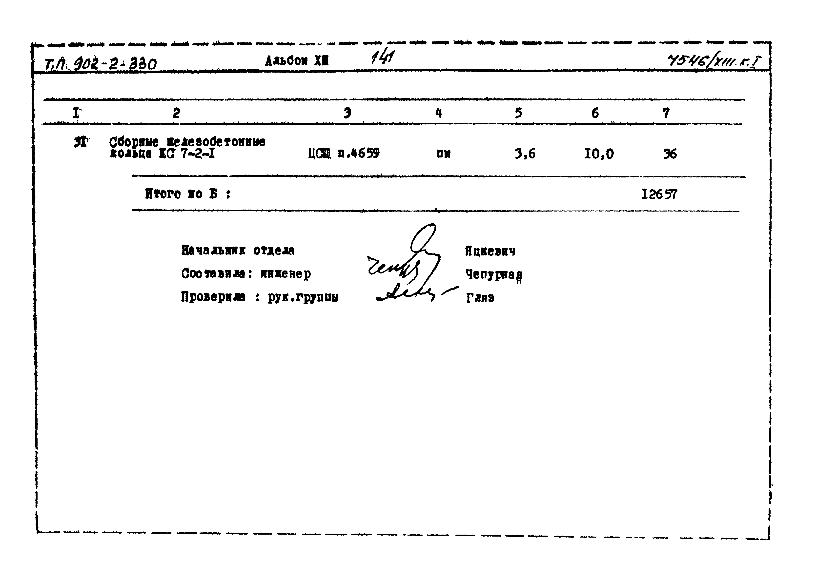 Типовой проект 902-2-330