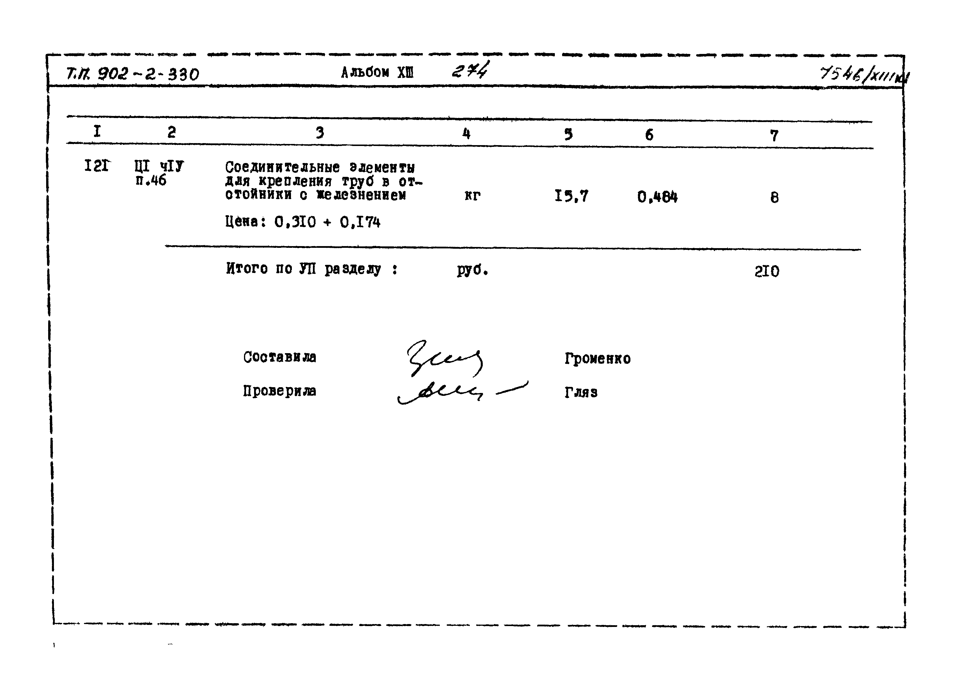 Типовой проект 902-2-330