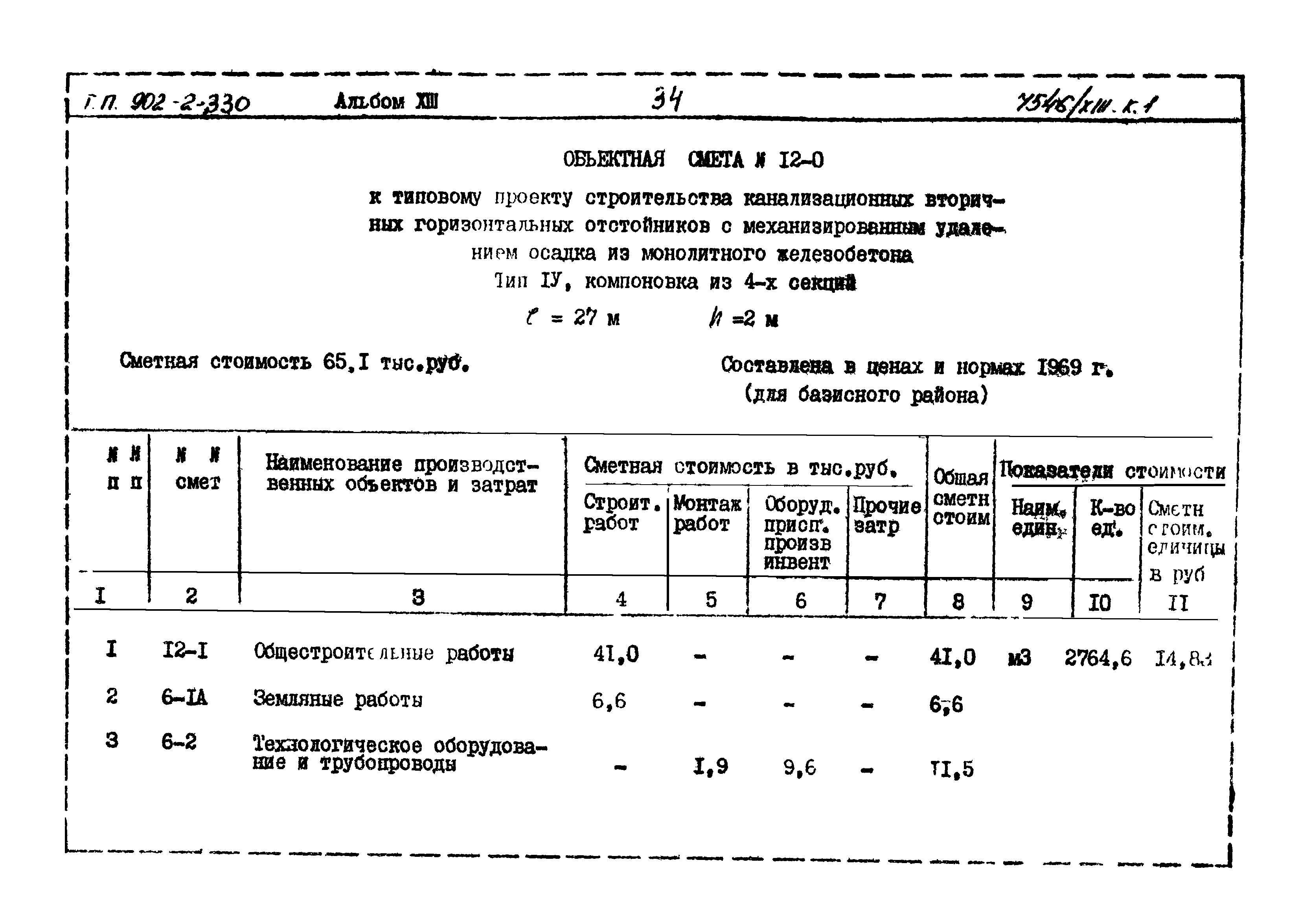 Типовой проект 902-2-330