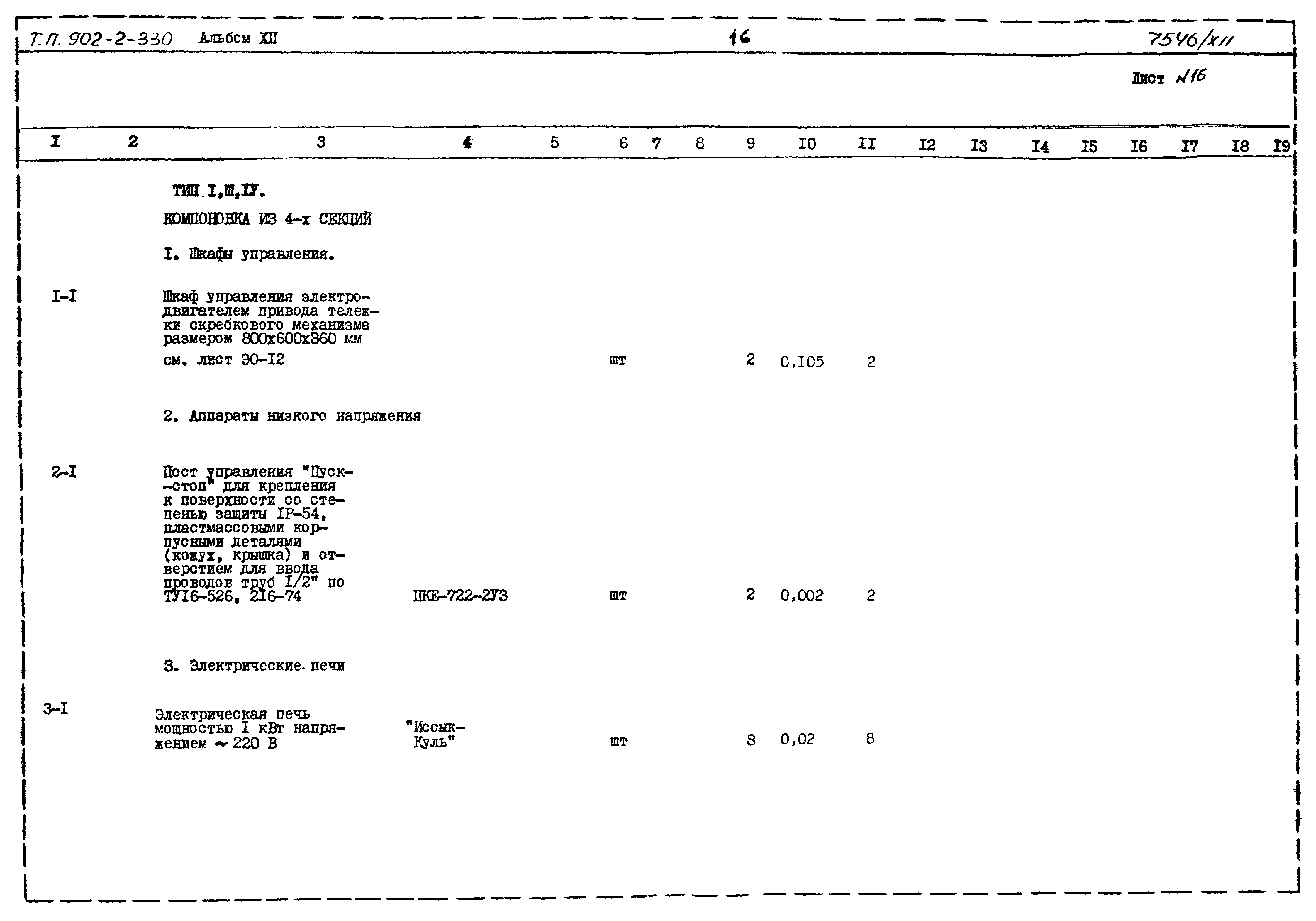 Типовой проект 902-2-330