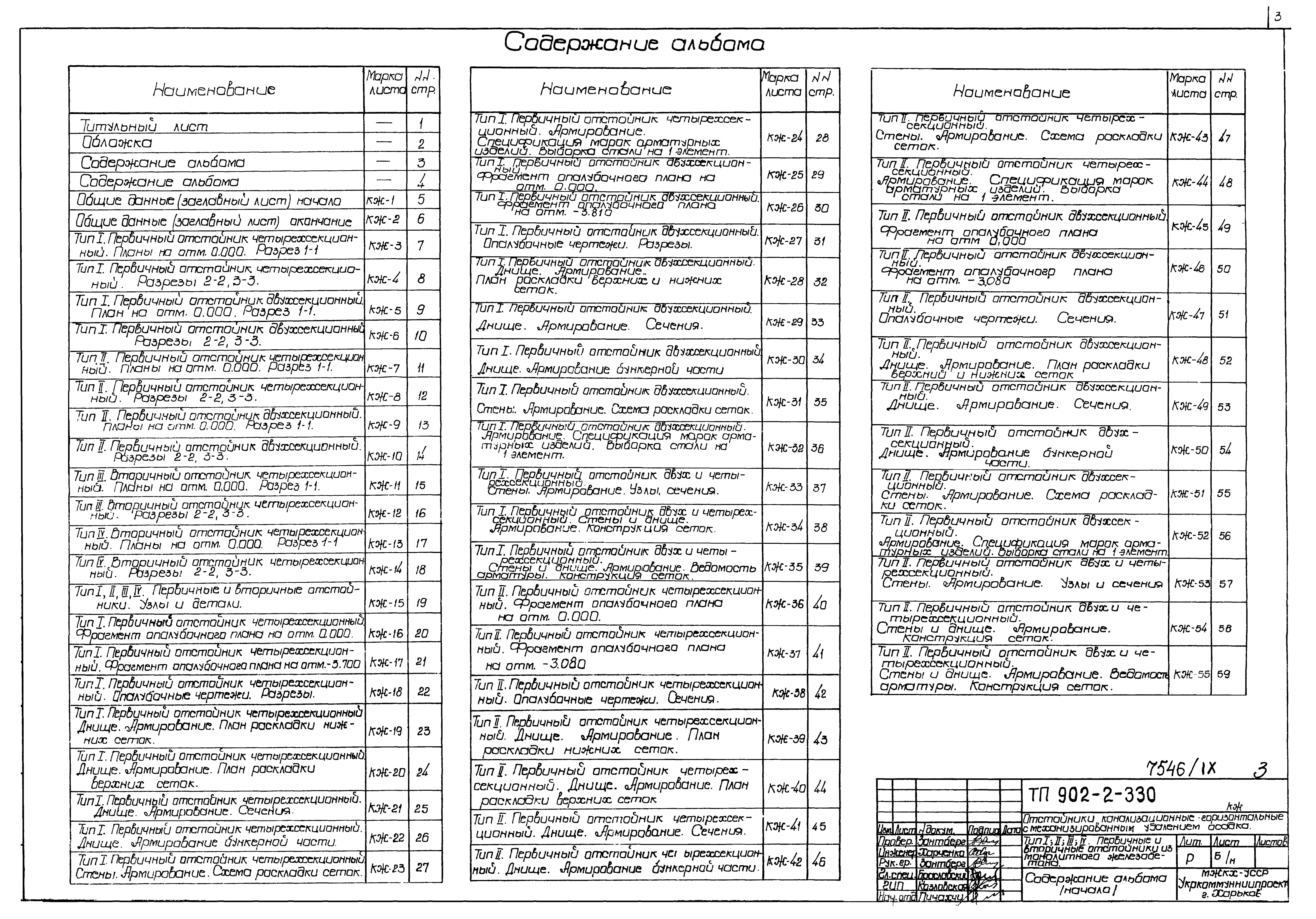 Типовой проект 902-2-330