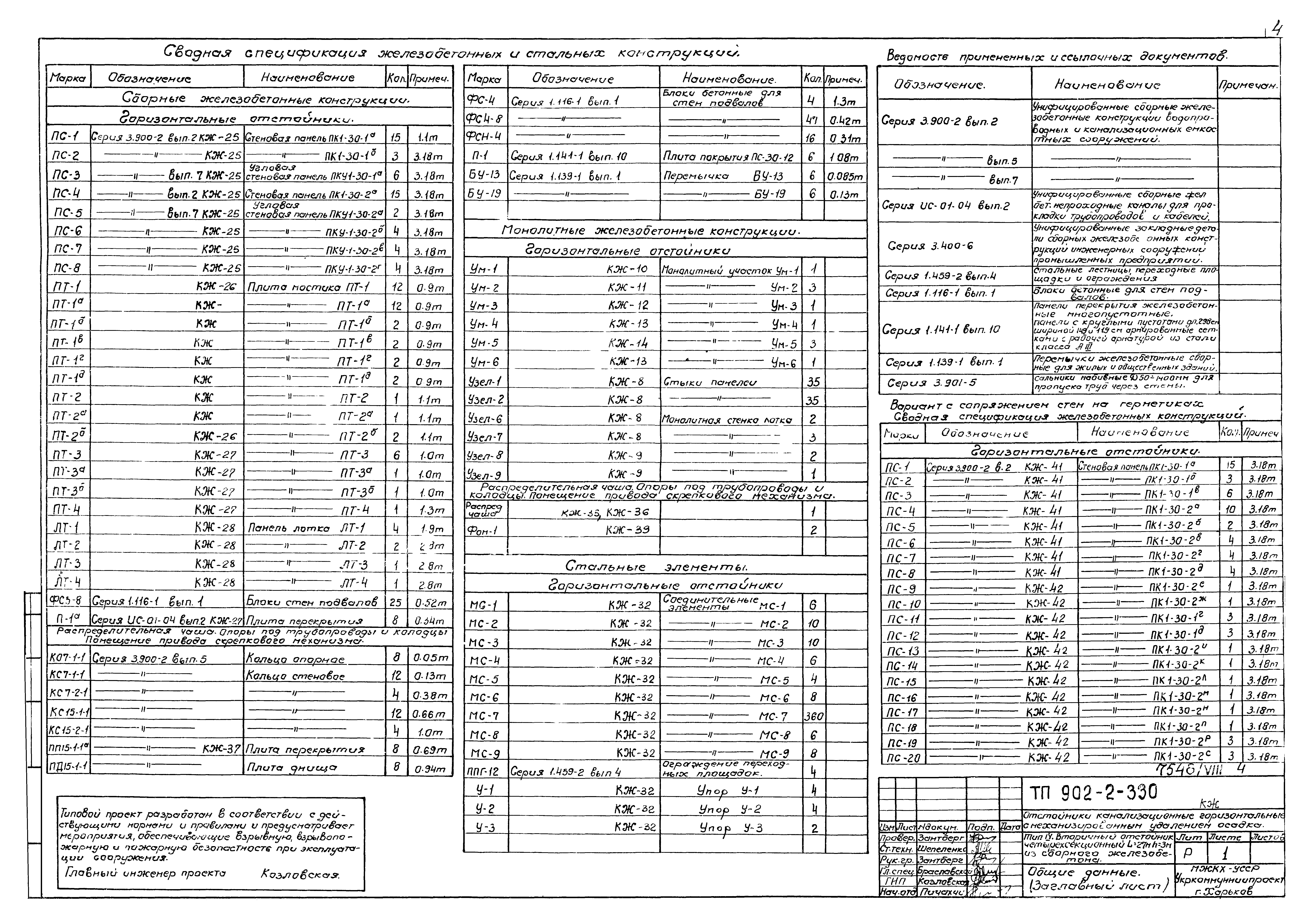 Типовой проект 902-2-330