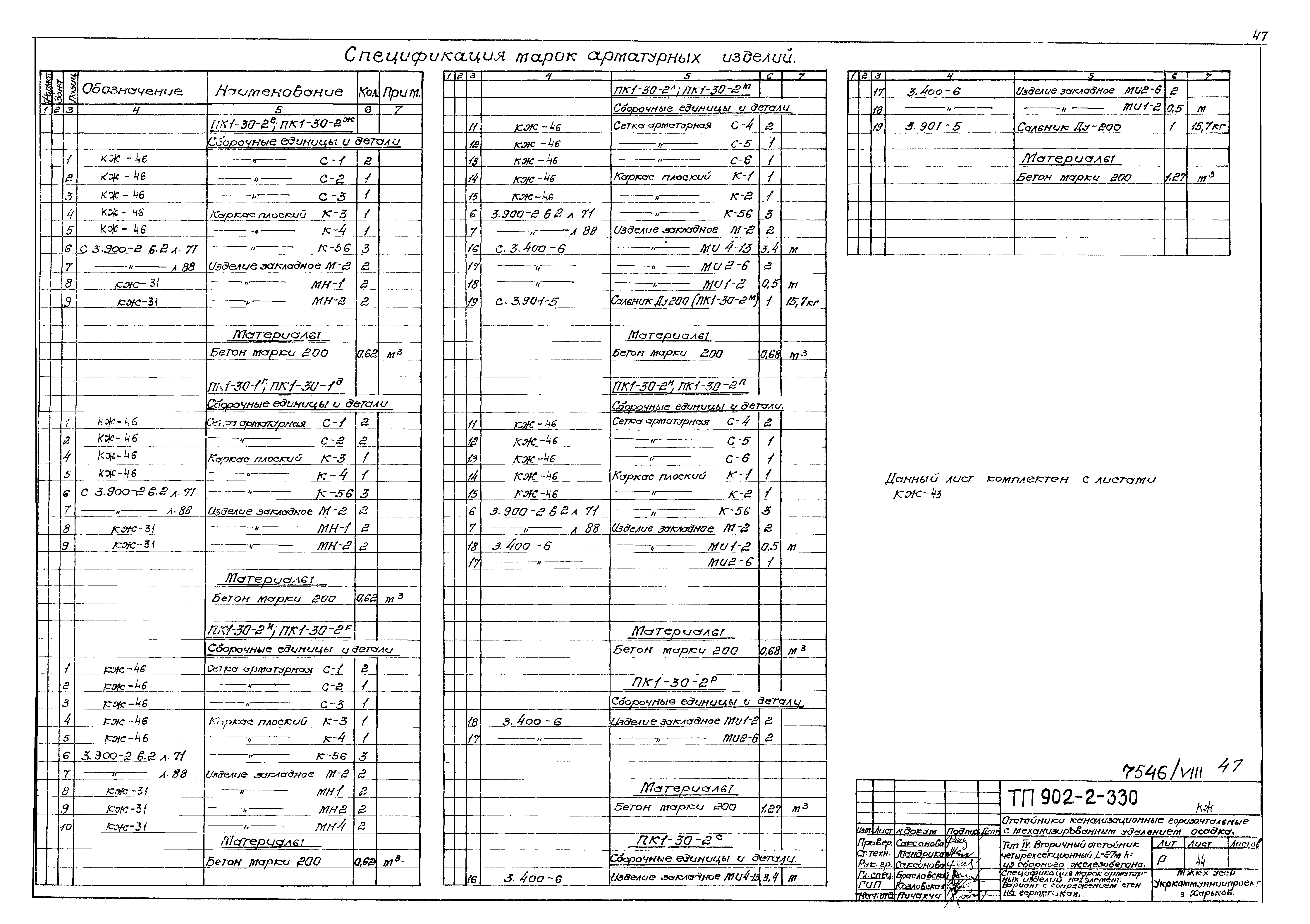 Типовой проект 902-2-330