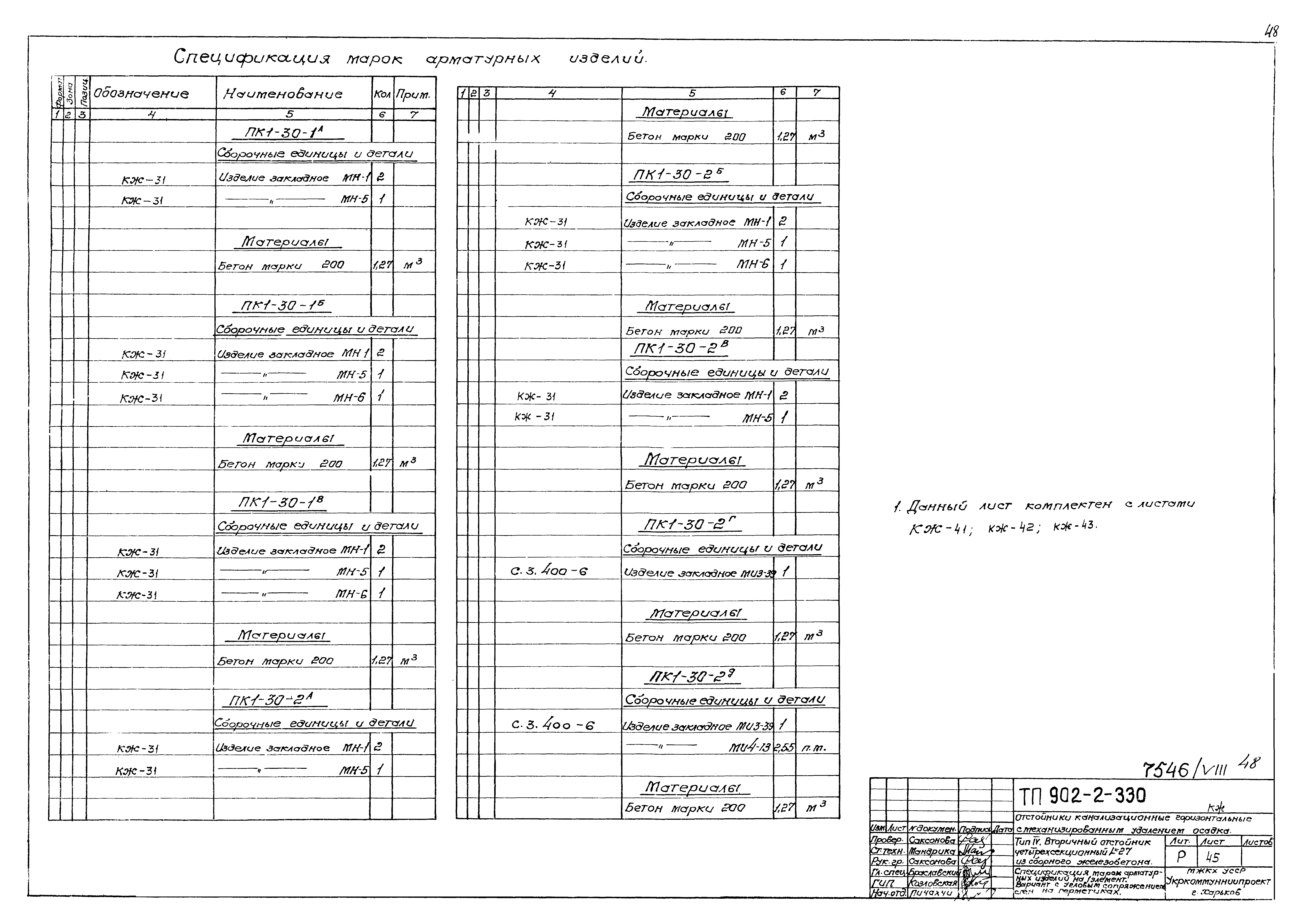 Типовой проект 902-2-330