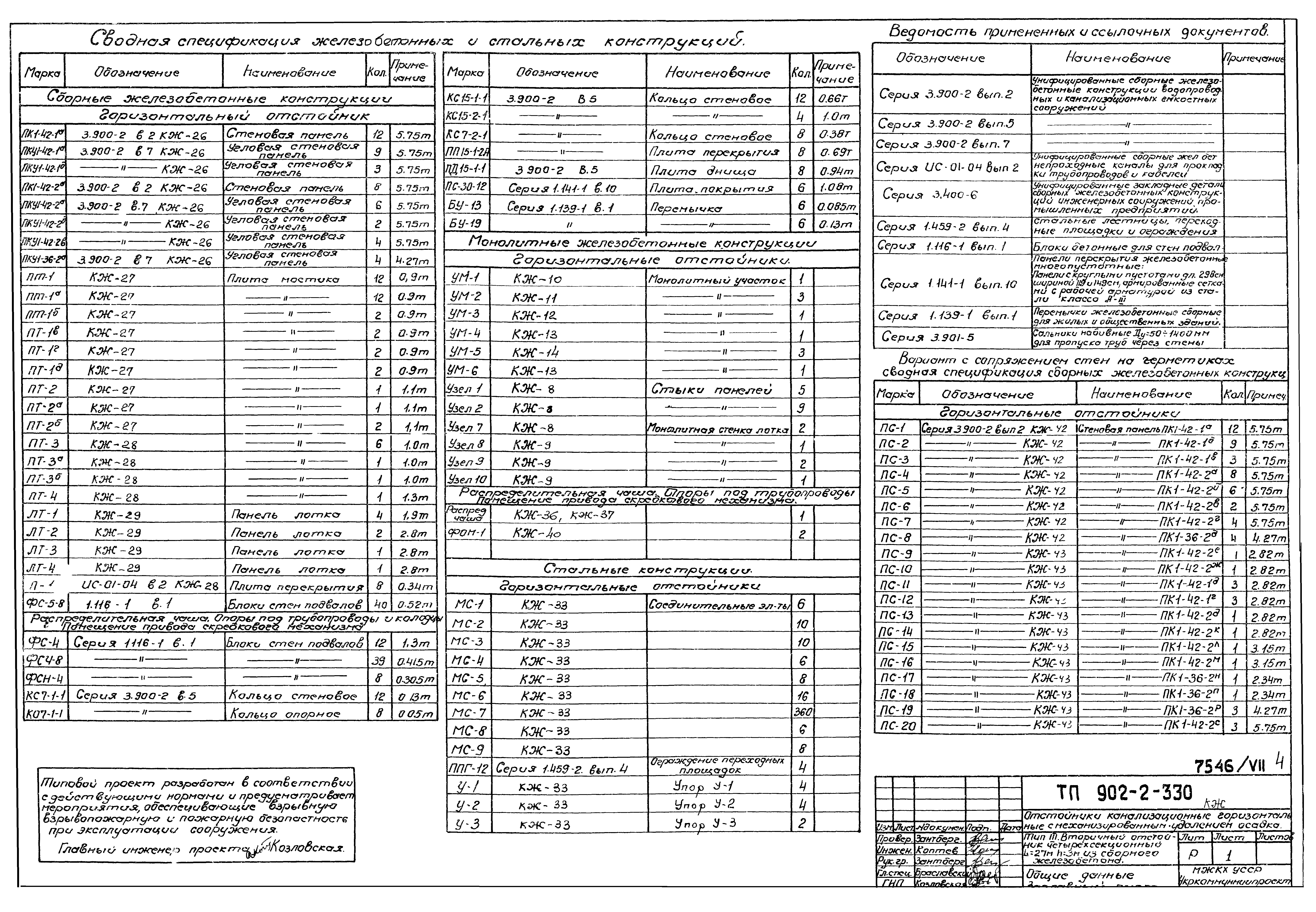 Типовой проект 902-2-330