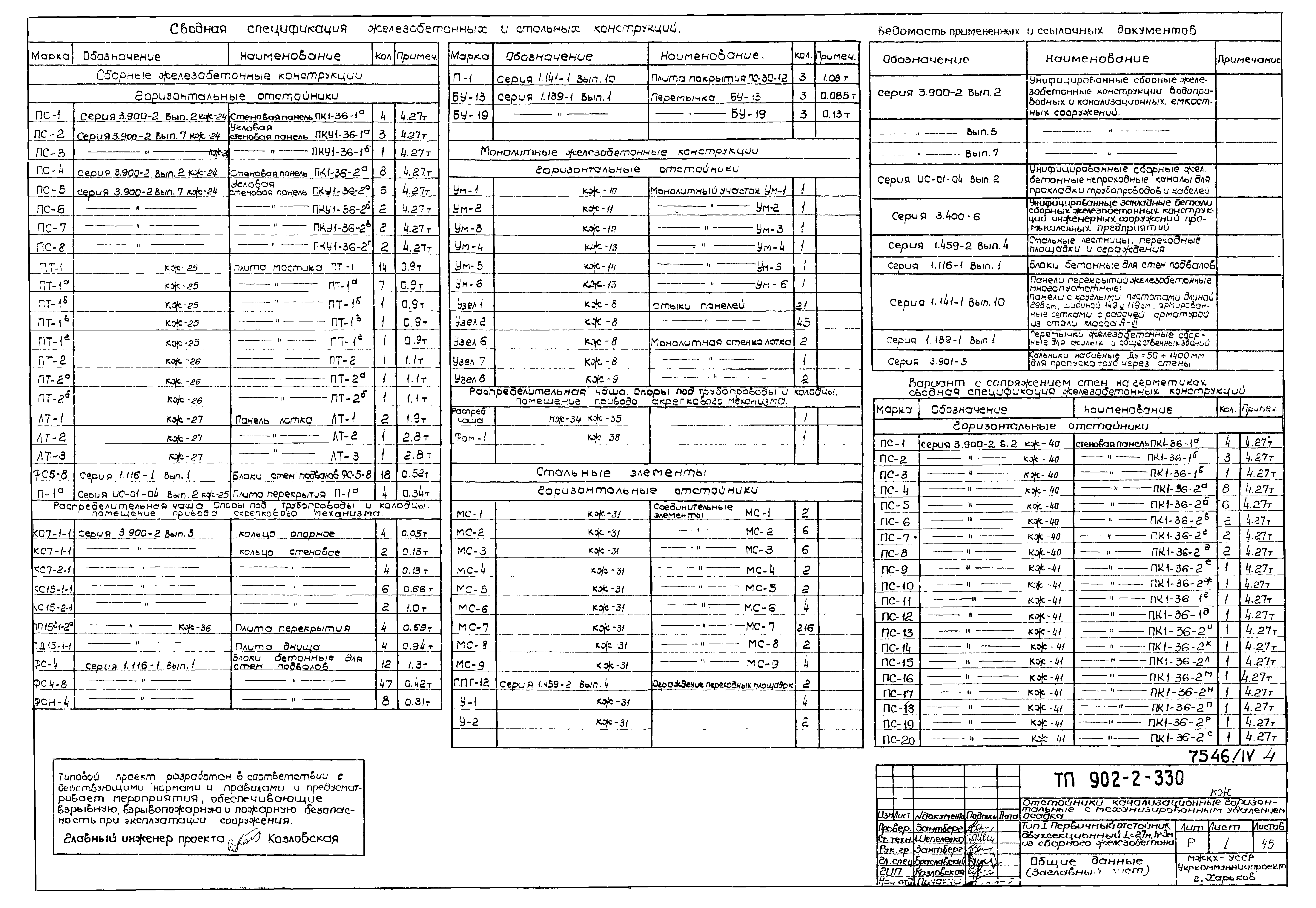 Типовой проект 902-2-330