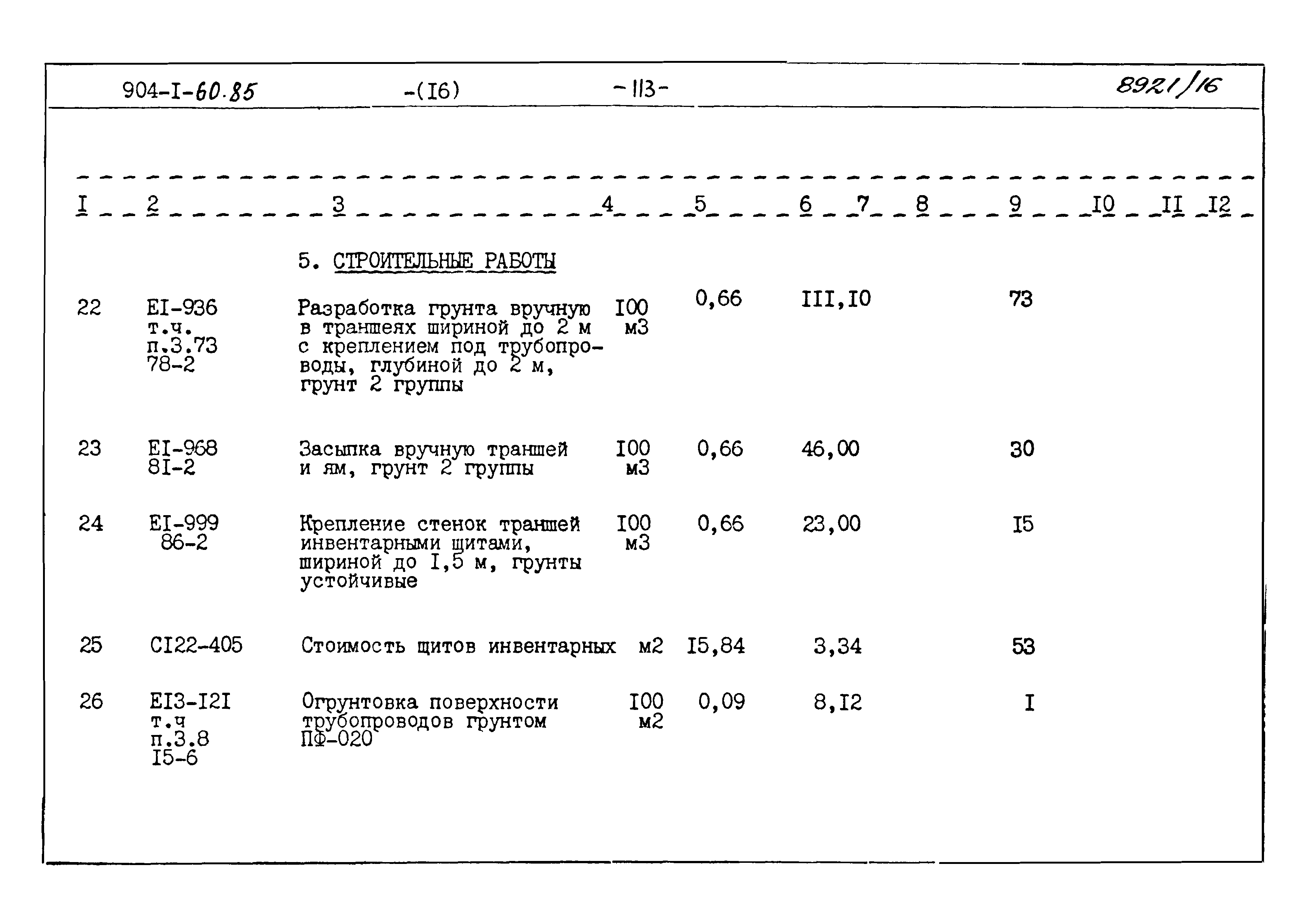 Типовой проект 904-1-60.85