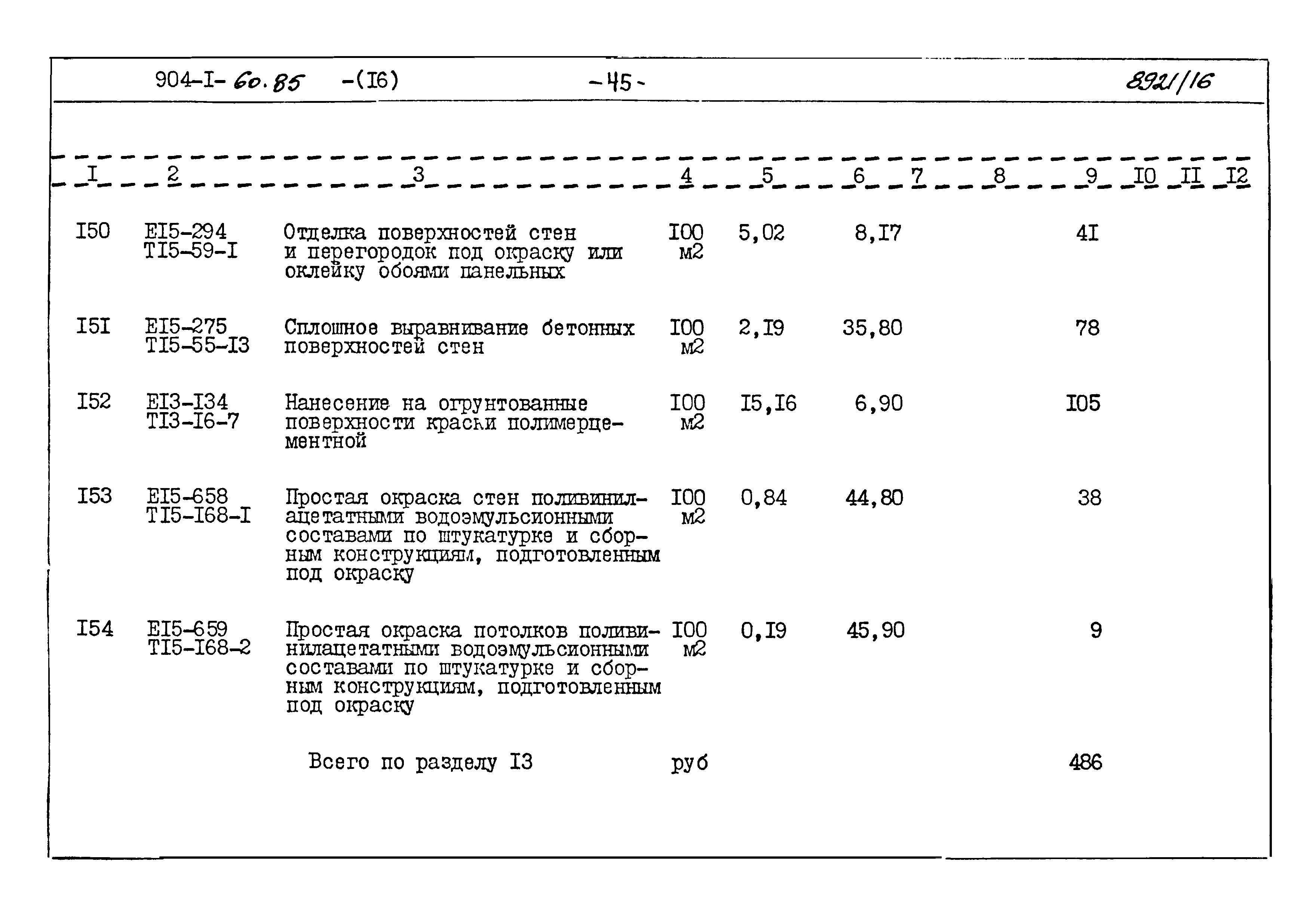 Типовой проект 904-1-60.85