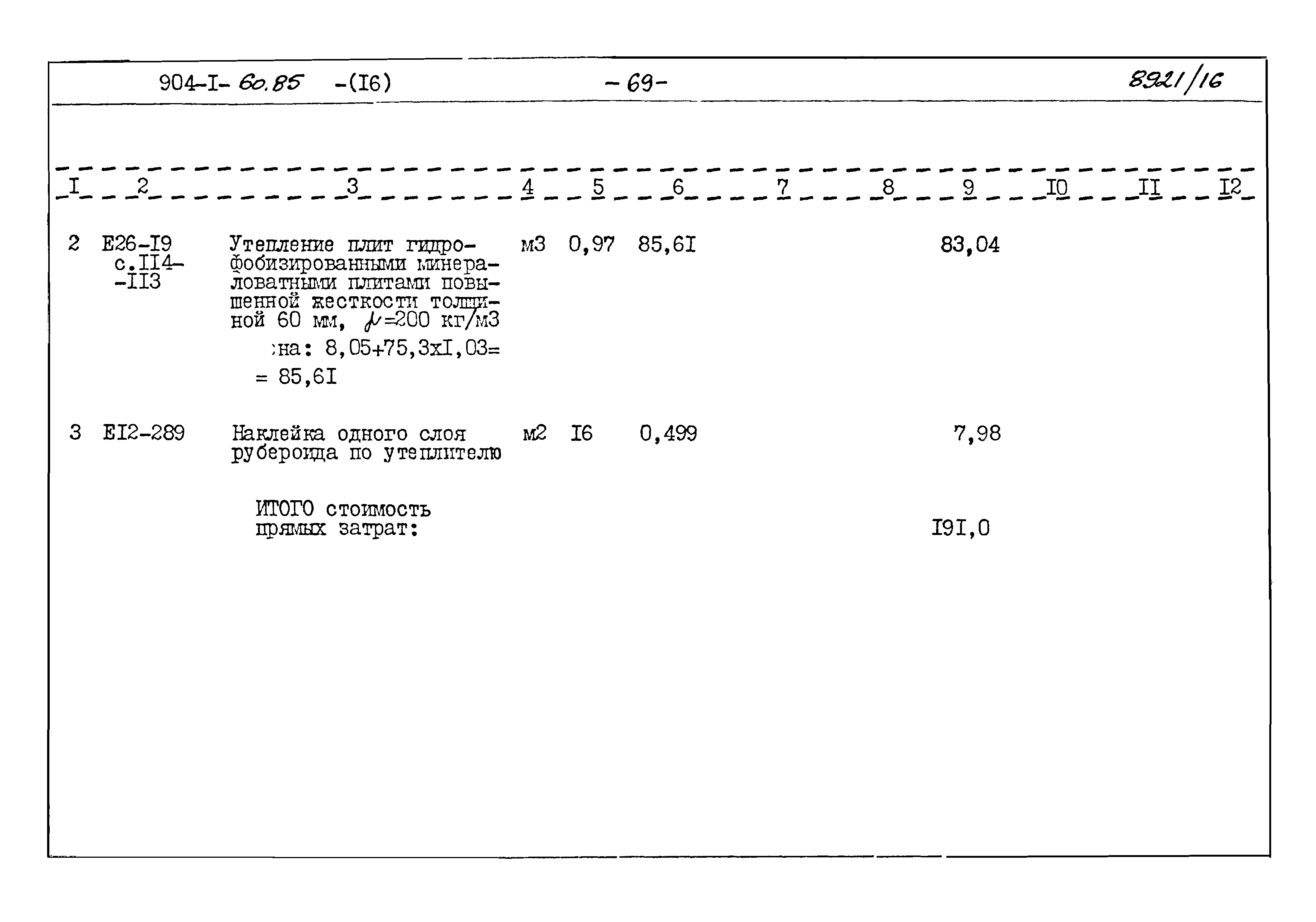 Типовой проект 904-1-60.85
