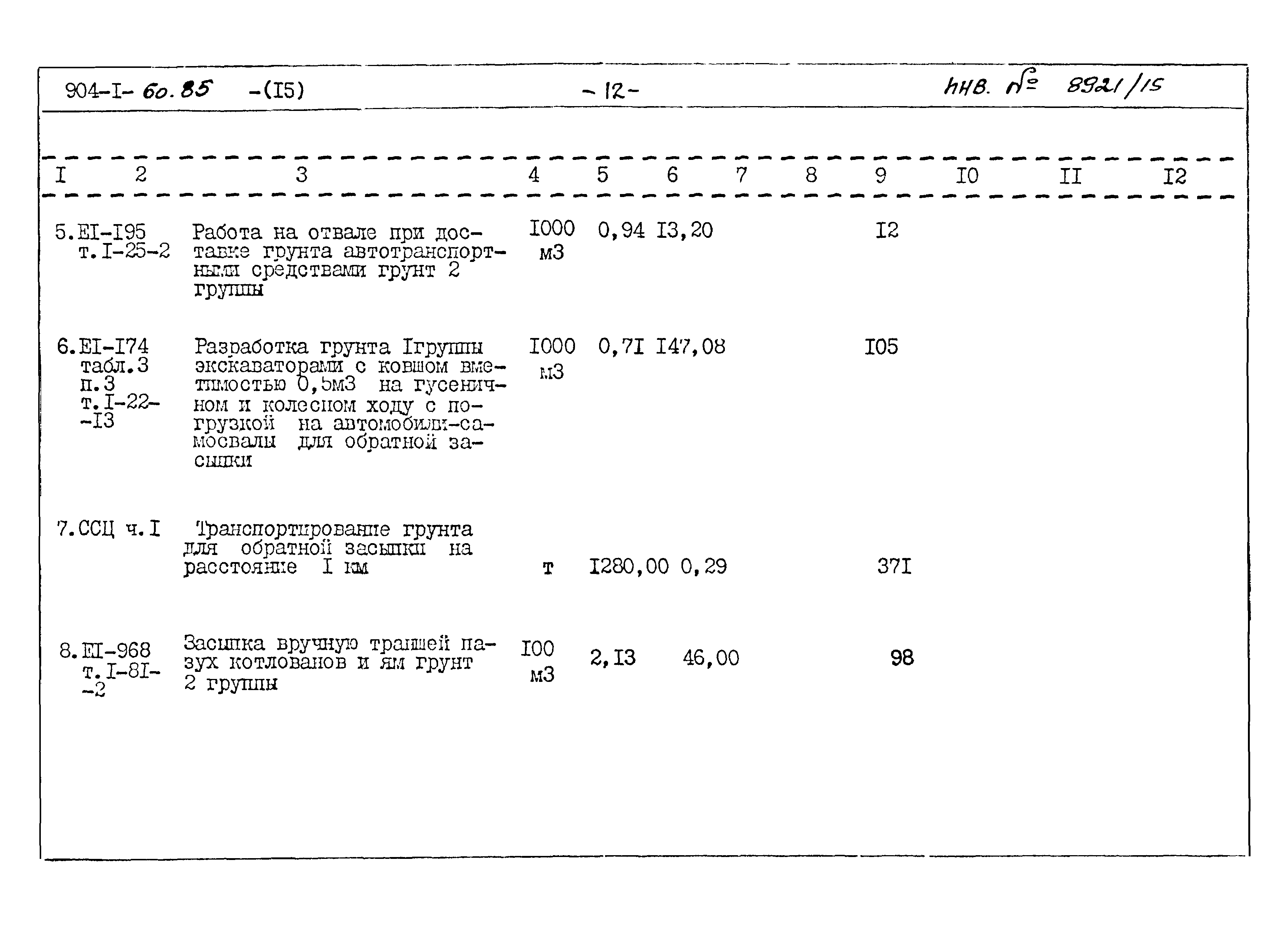 Типовой проект 904-1-60.85