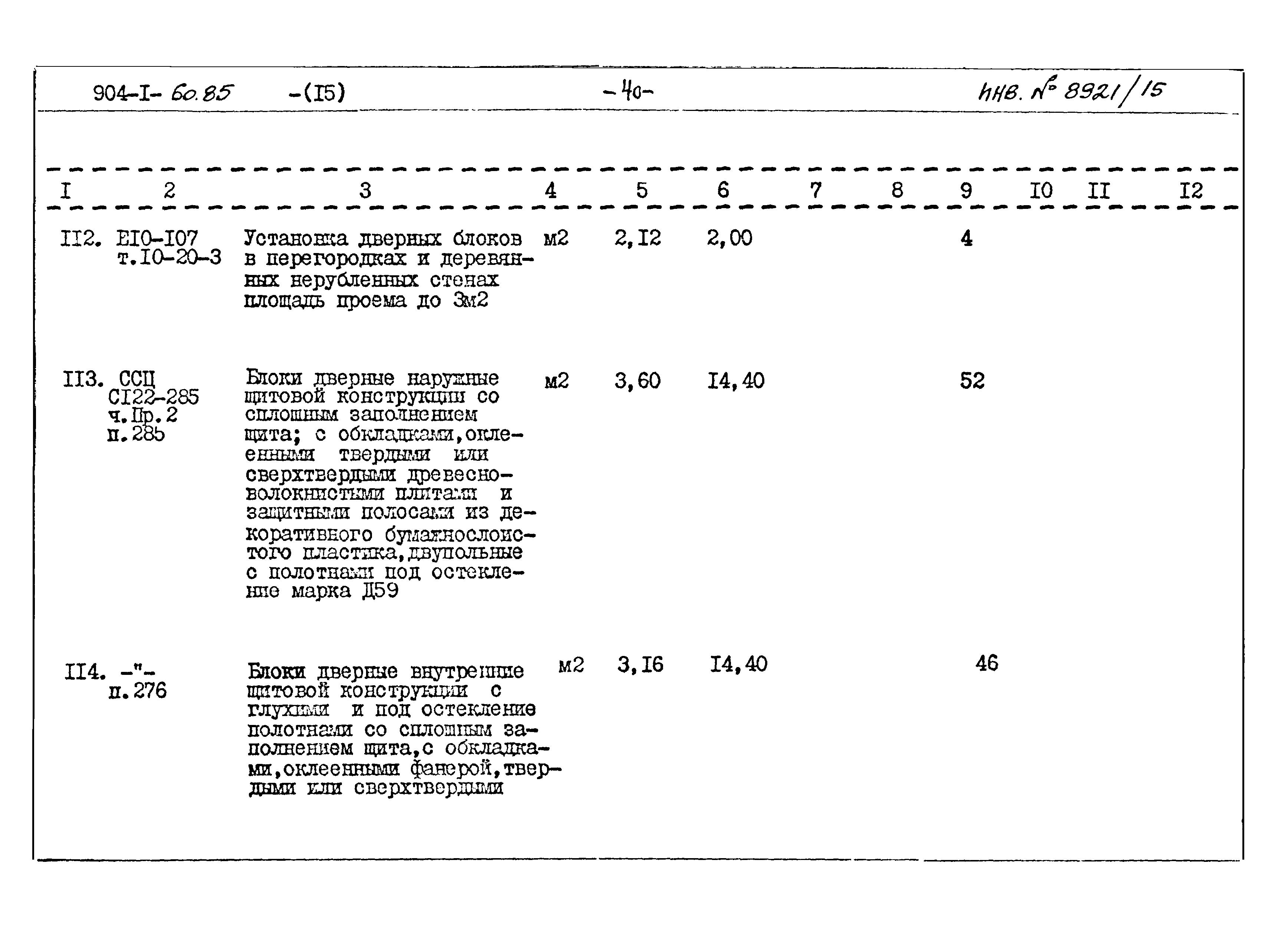 Типовой проект 904-1-60.85