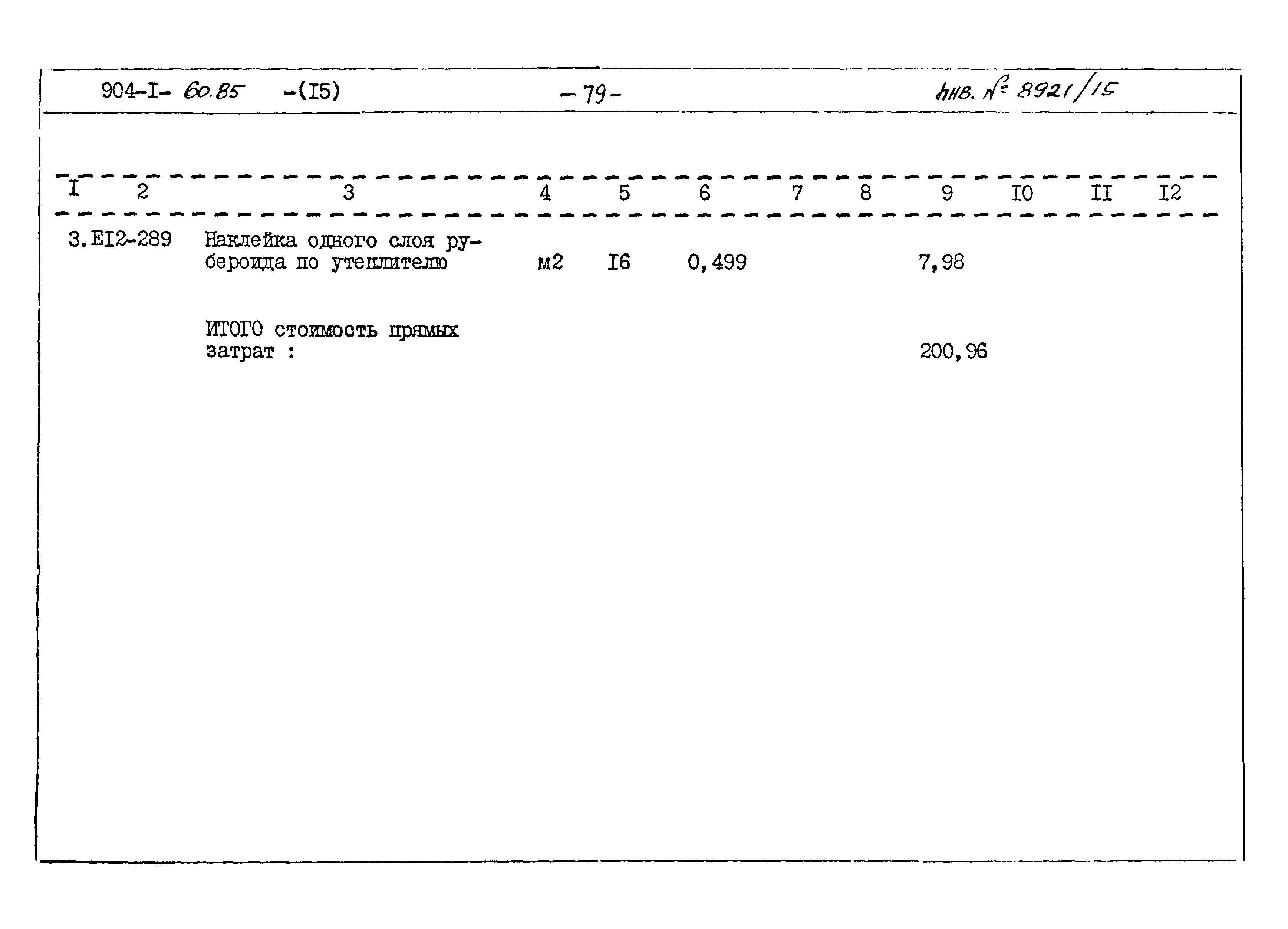 Типовой проект 904-1-60.85
