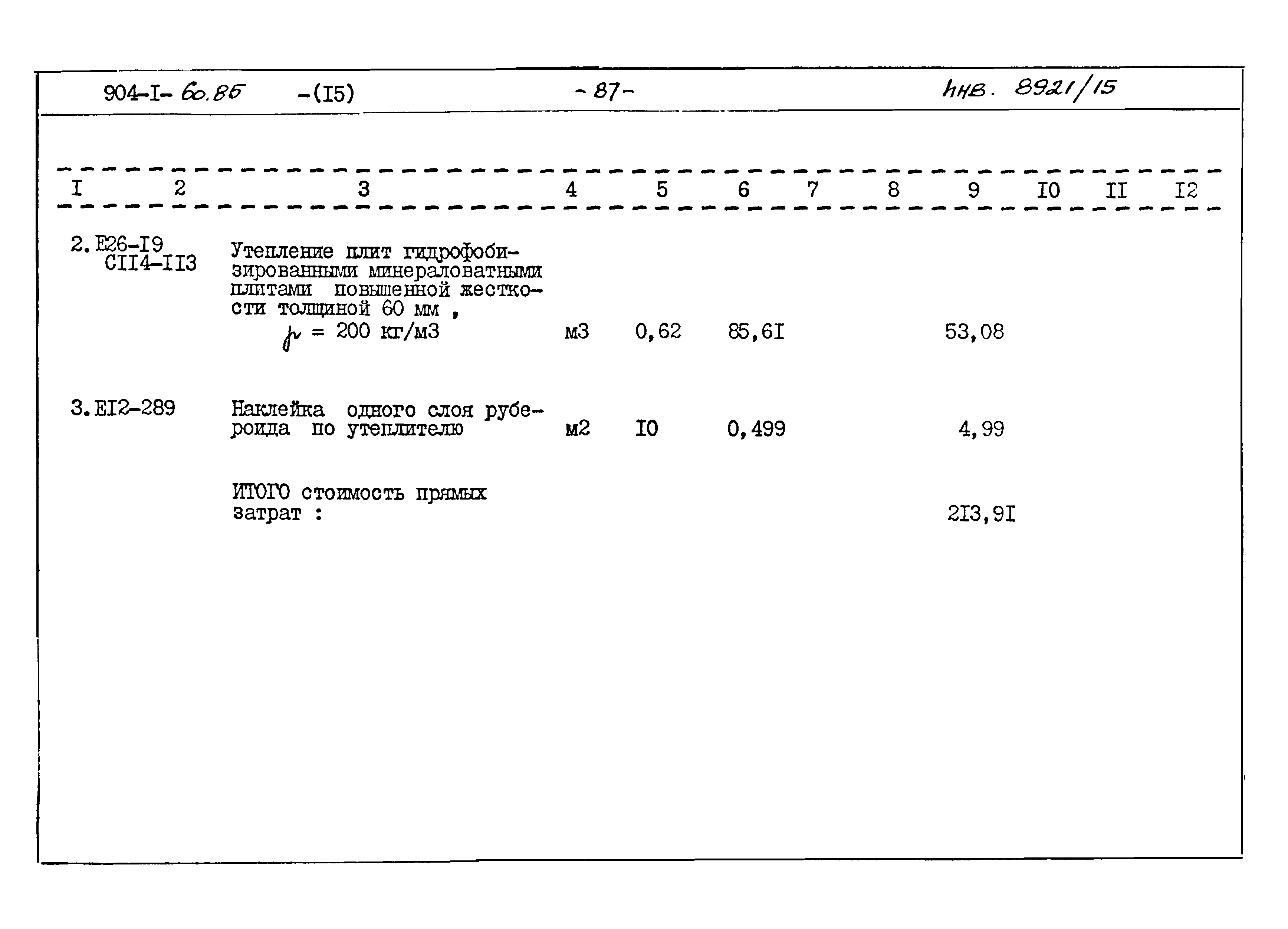 Типовой проект 904-1-60.85