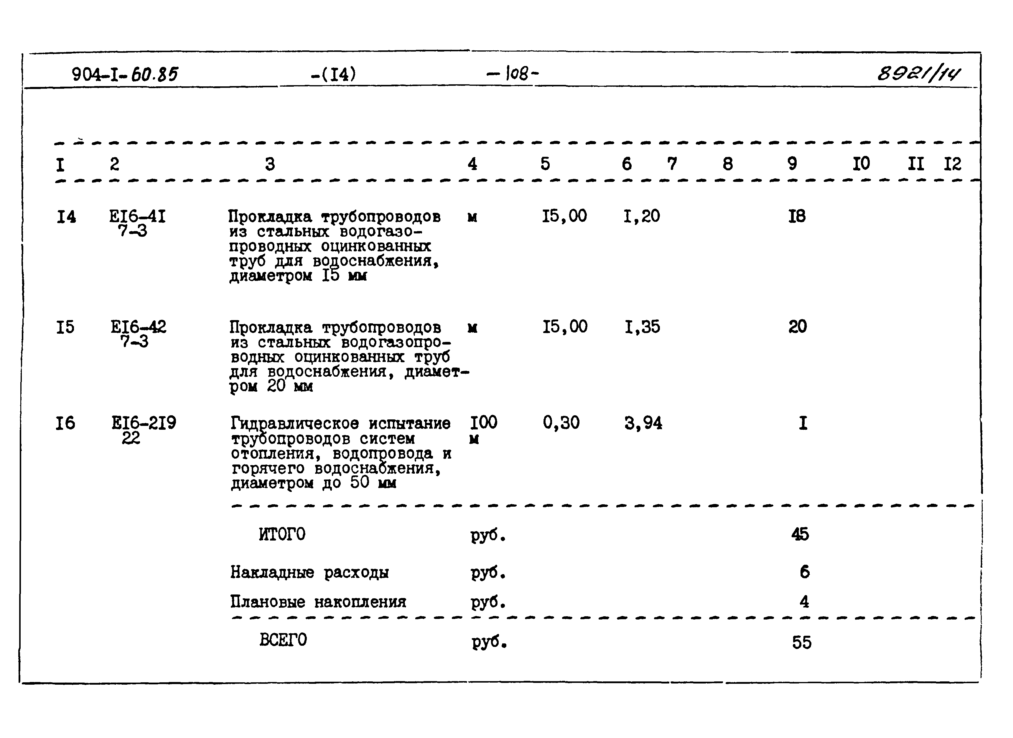 Типовой проект 904-1-60.85
