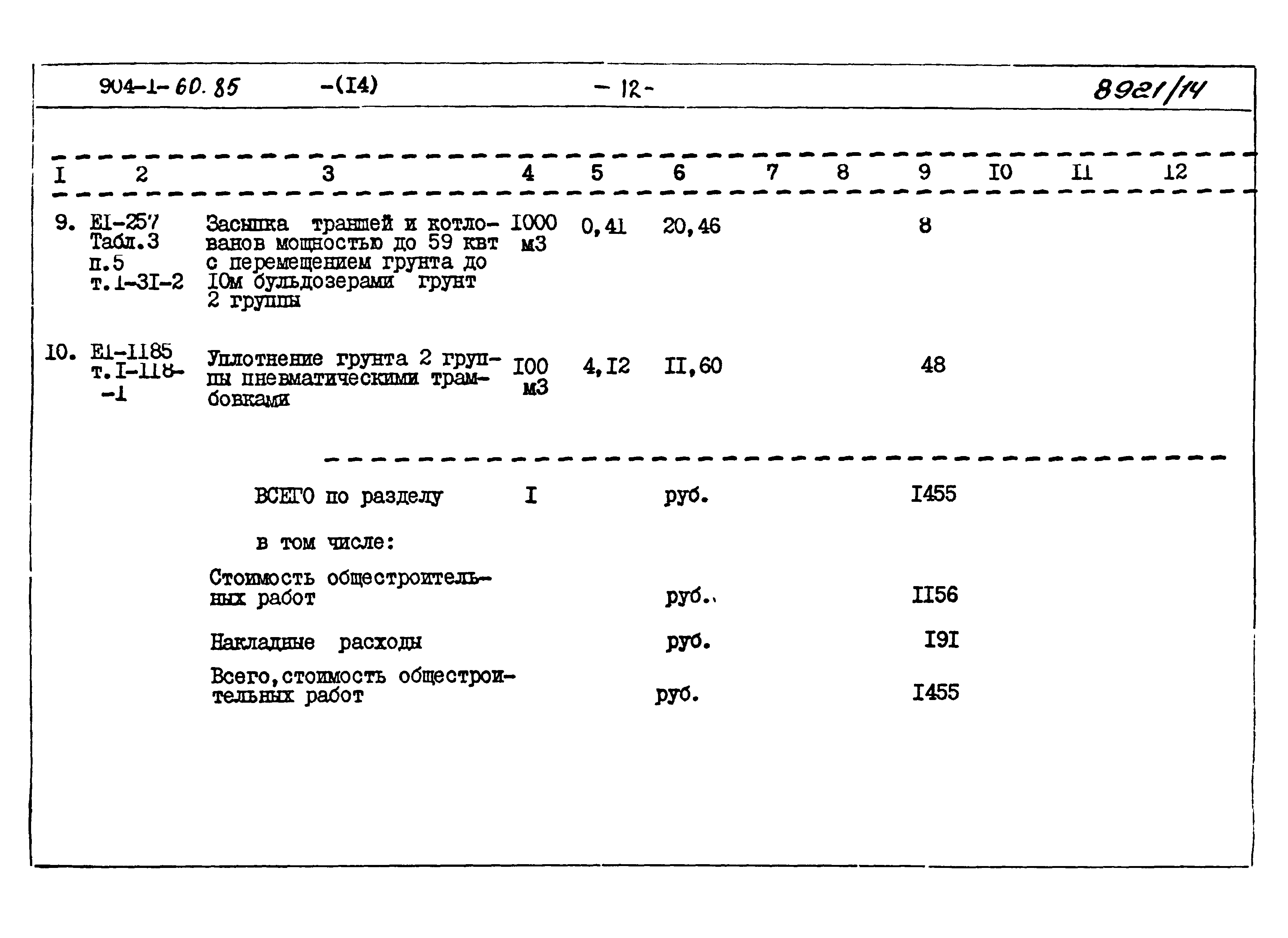 Типовой проект 904-1-60.85