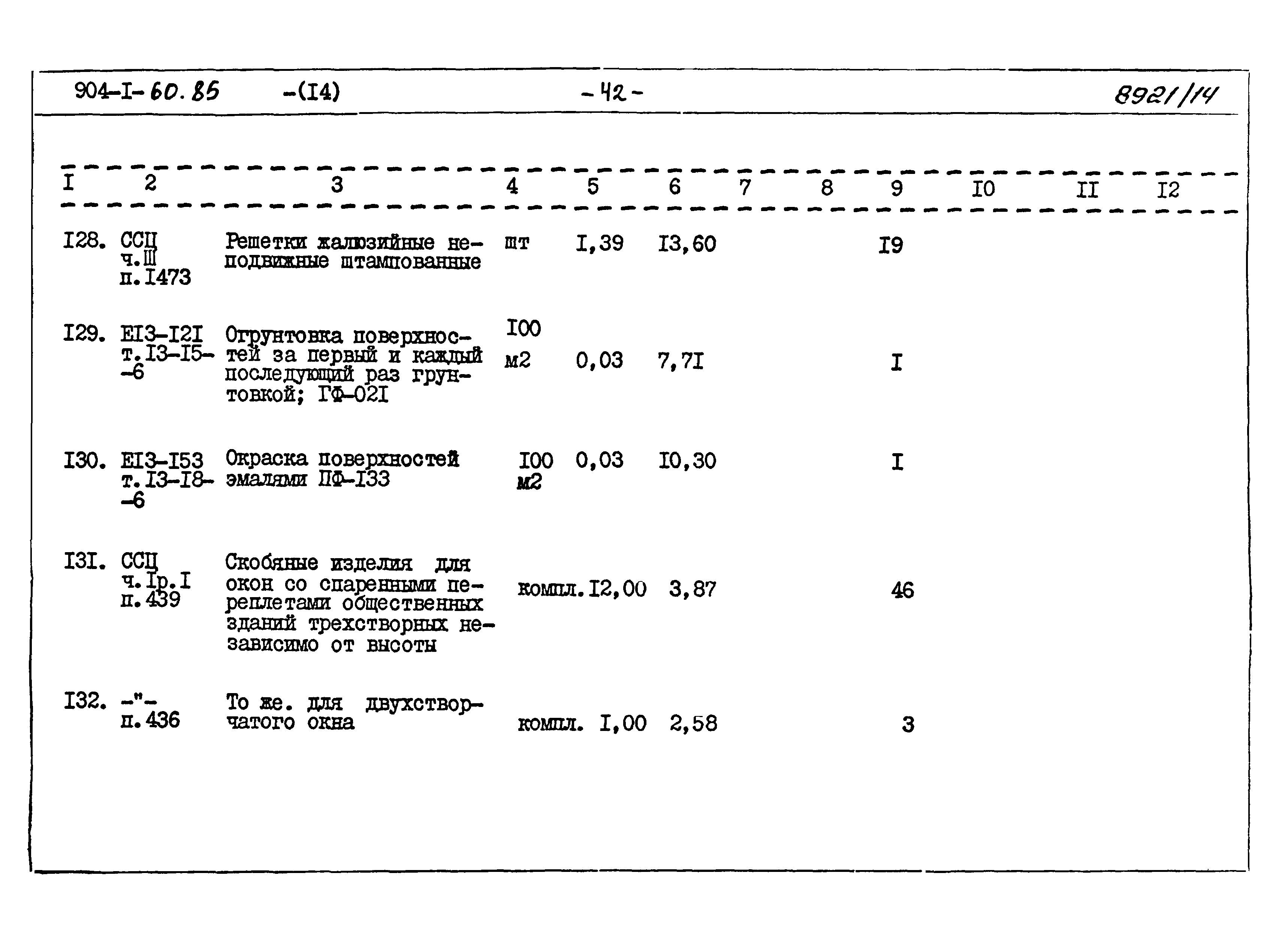 Типовой проект 904-1-60.85