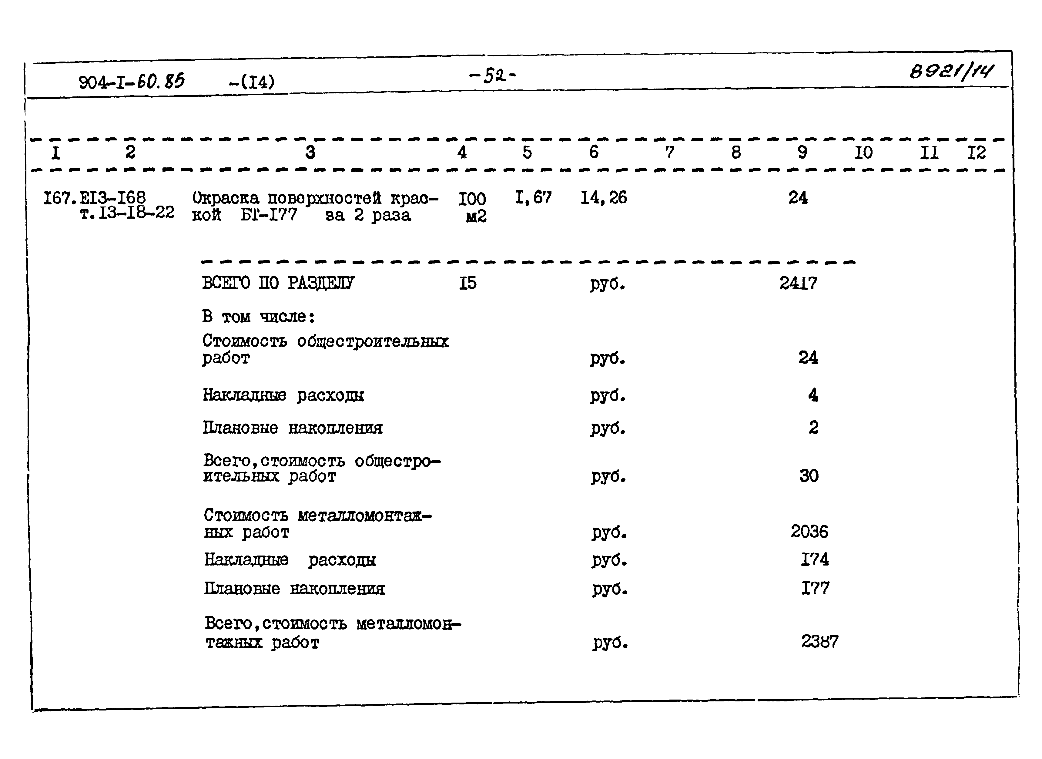 Типовой проект 904-1-60.85