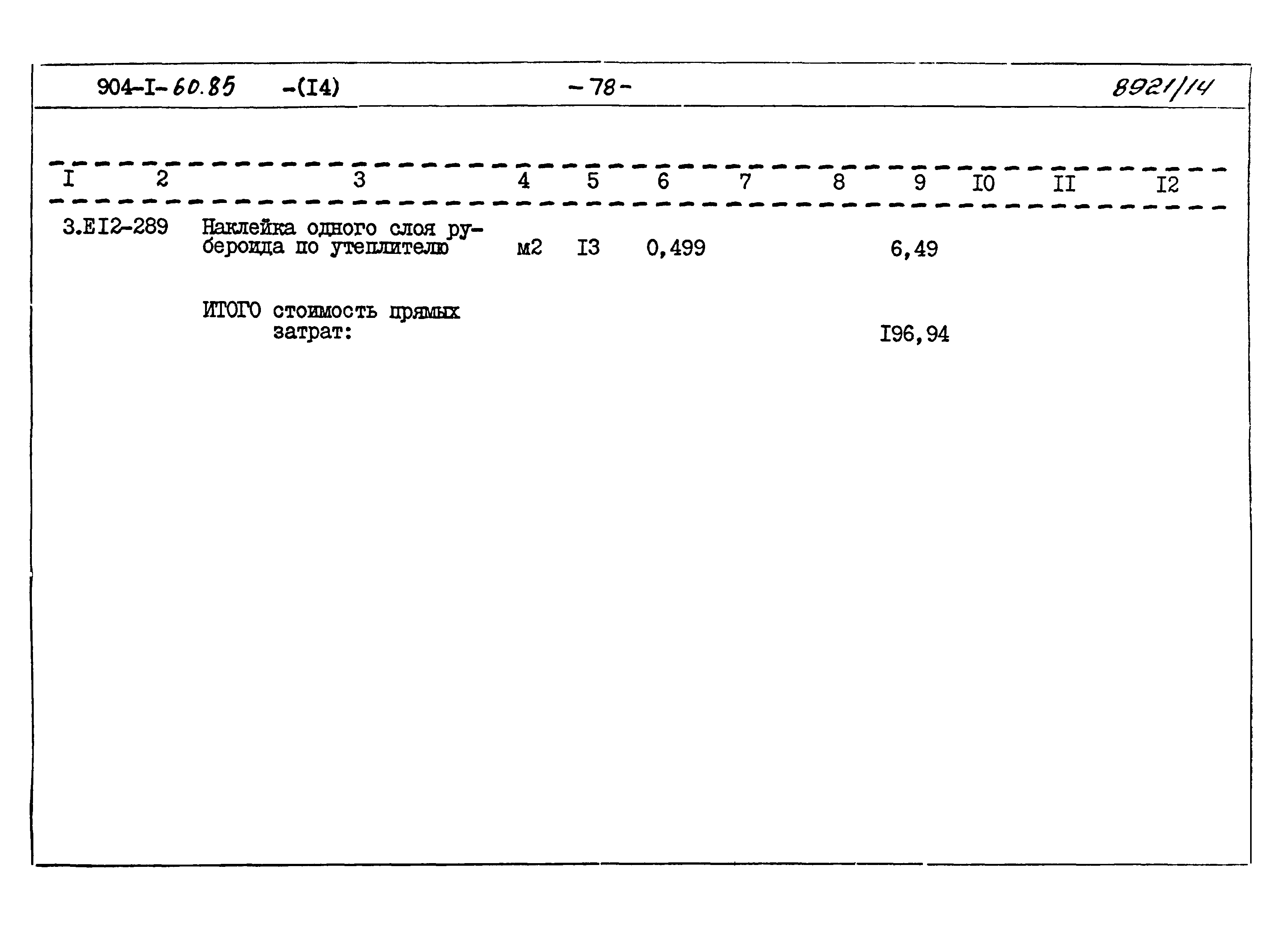 Типовой проект 904-1-60.85
