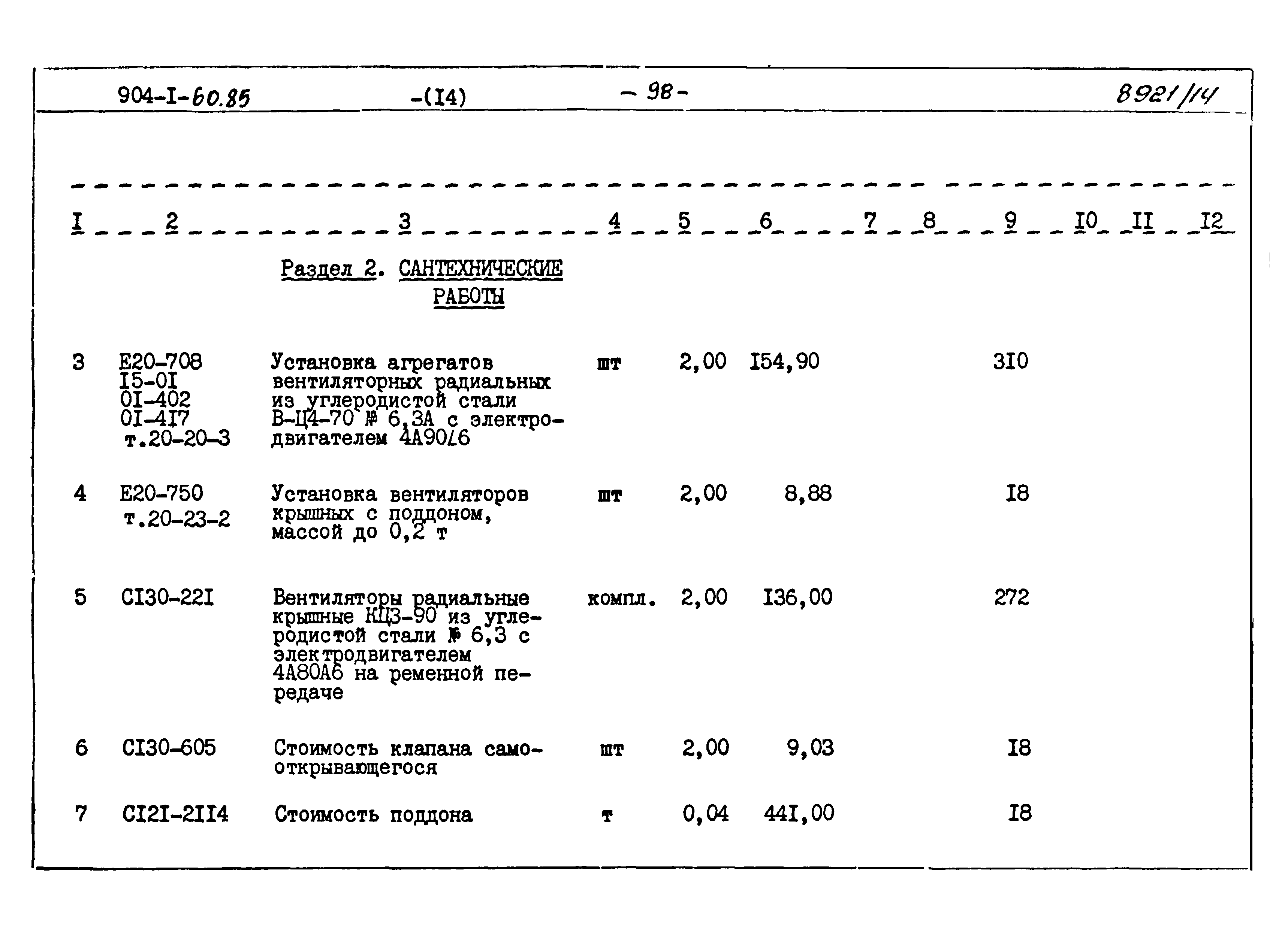 Типовой проект 904-1-60.85