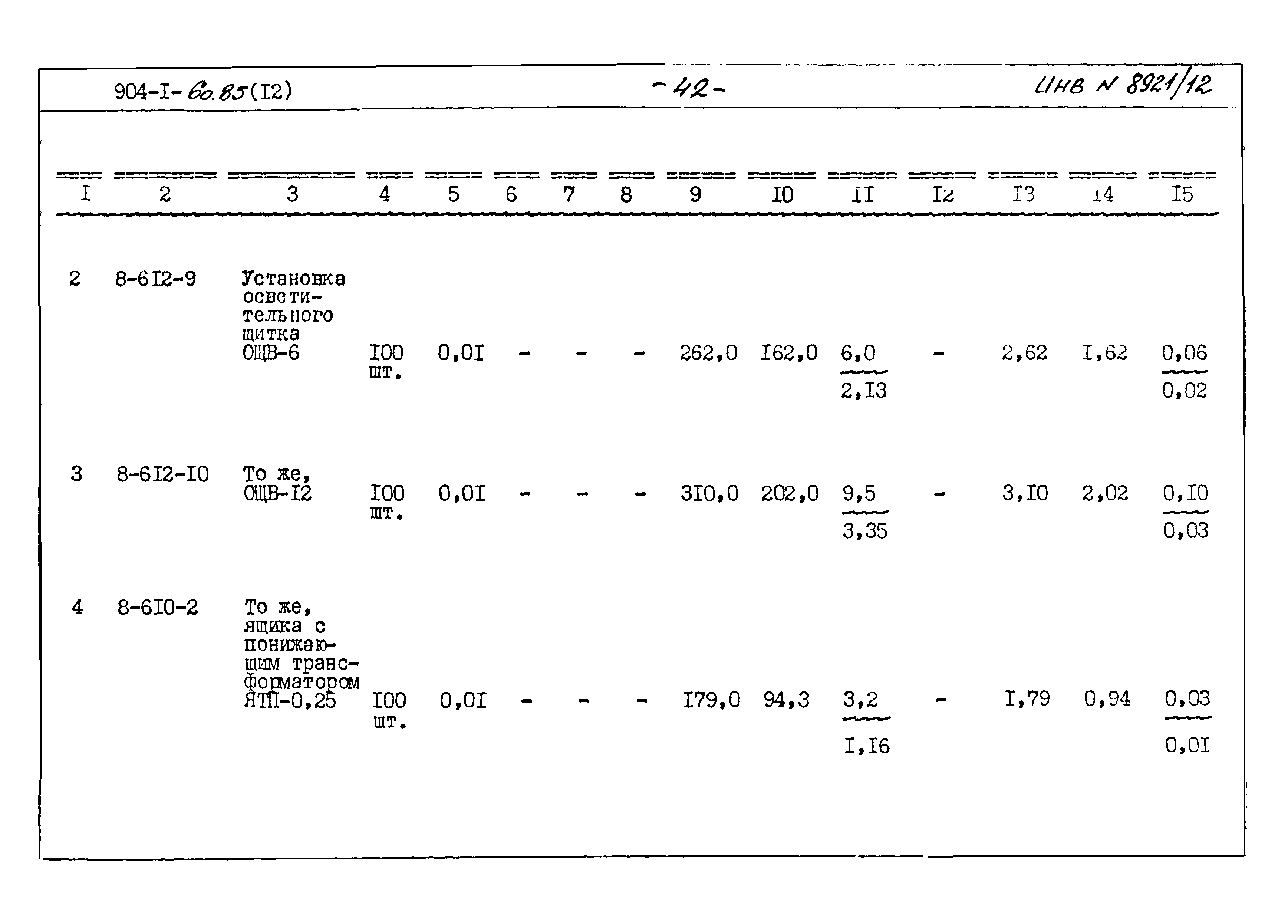 Типовой проект 904-1-60.85