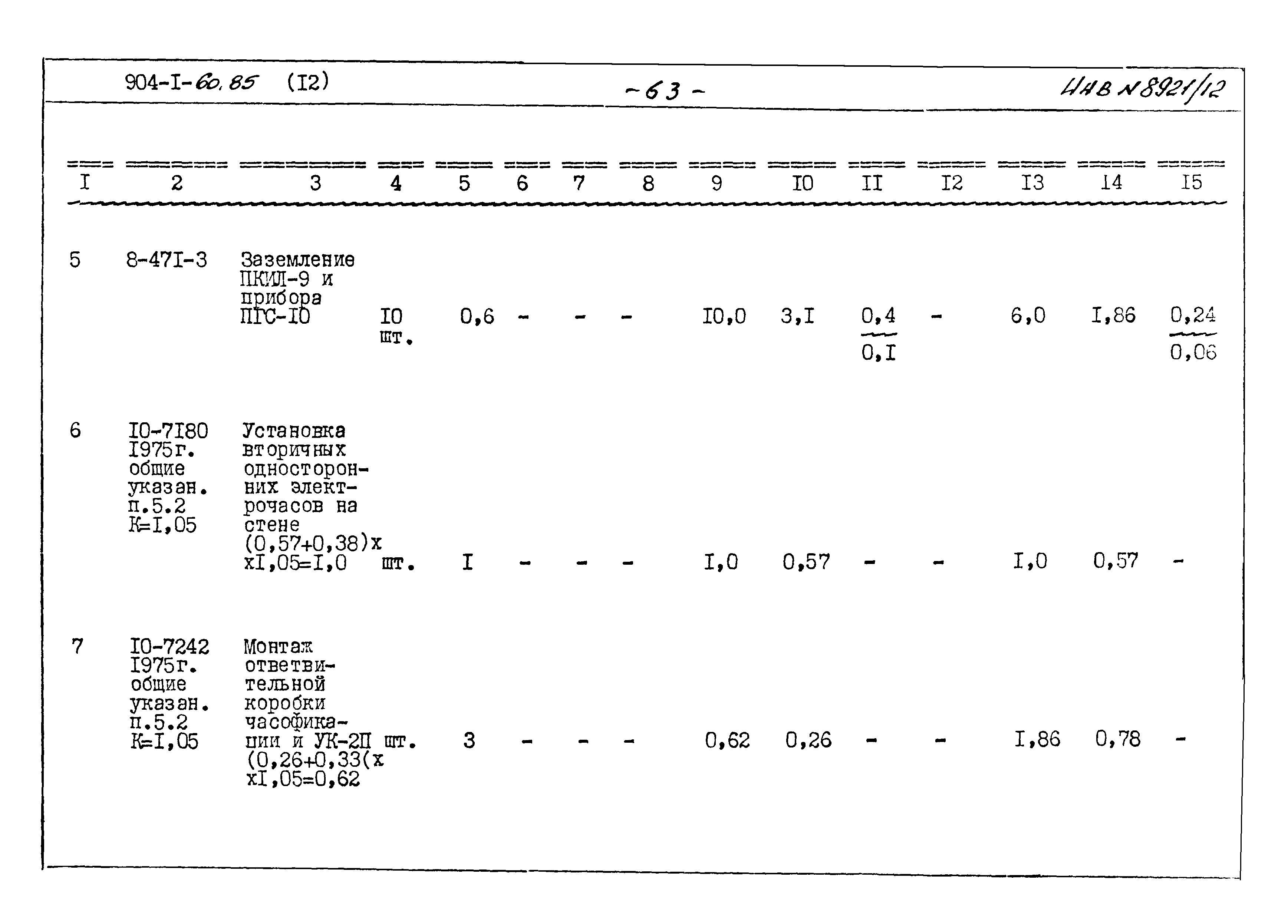 Типовой проект 904-1-60.85