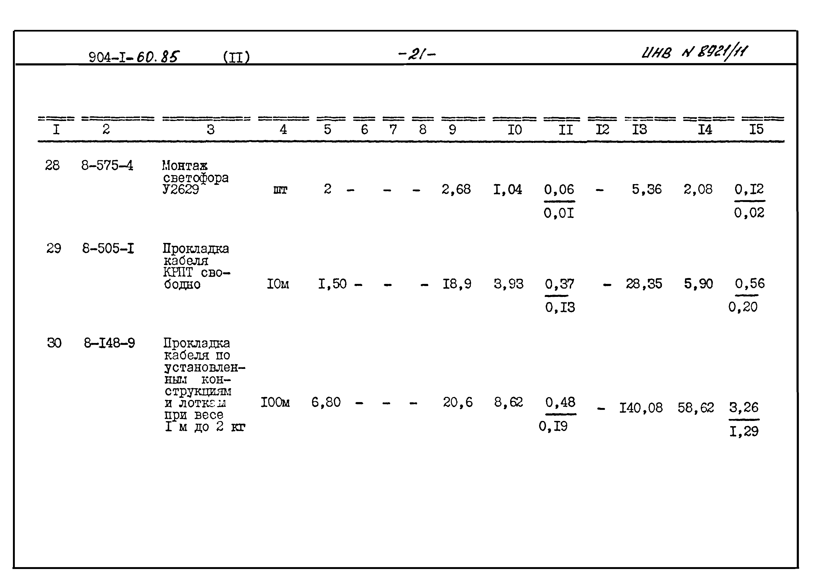 Типовой проект 904-1-60.85